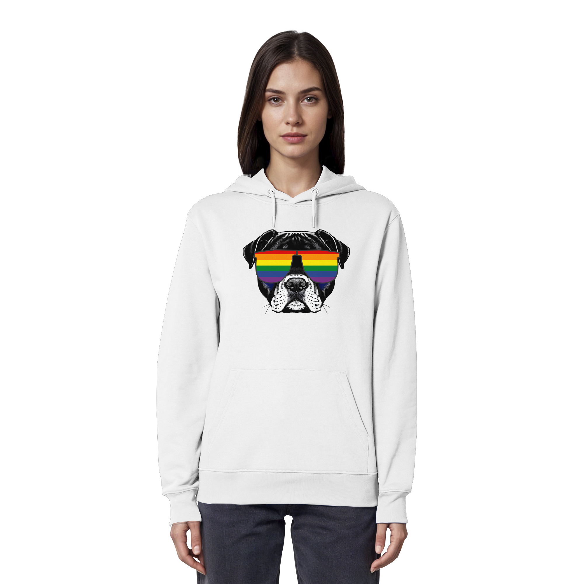 Regenbogen Doggo - Organic Hoodie