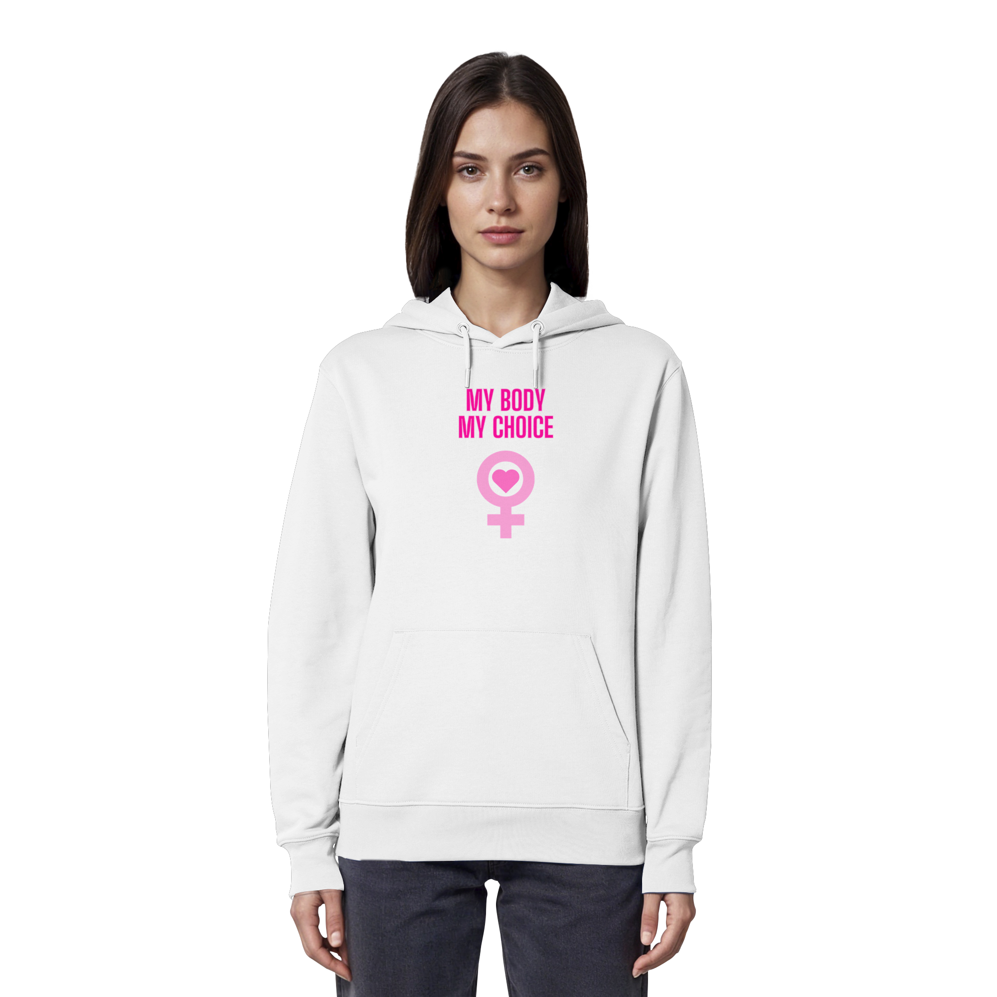 My Body My Choice "Pink Power Edition" - Organic Hoodie