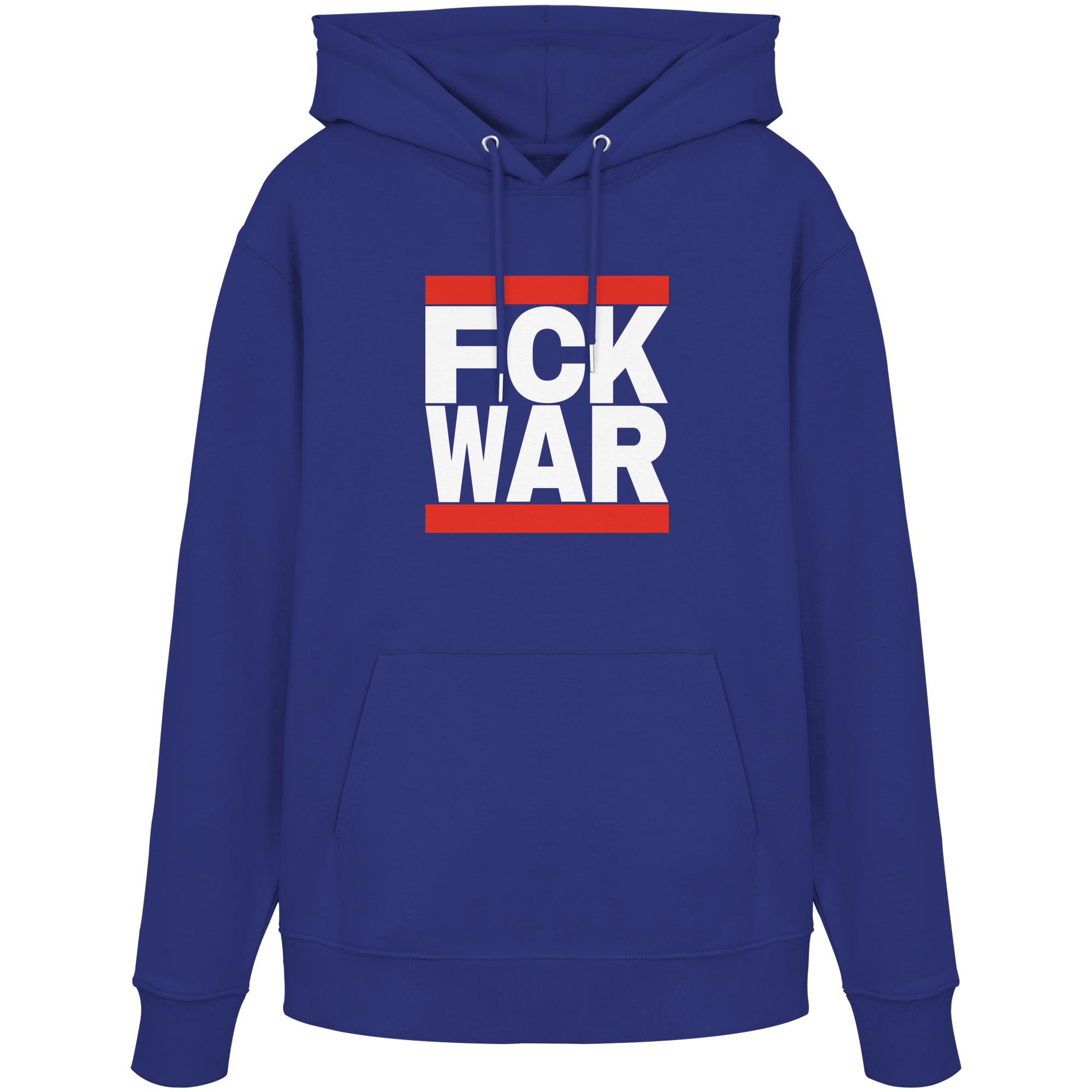 FCK WAR (weiße Schrift) - Organic Hoodie