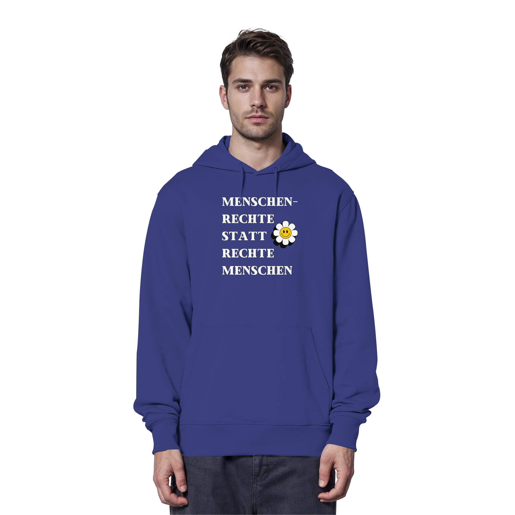 Menschenrechte statt rechte Menschen - Organic Hoodie
