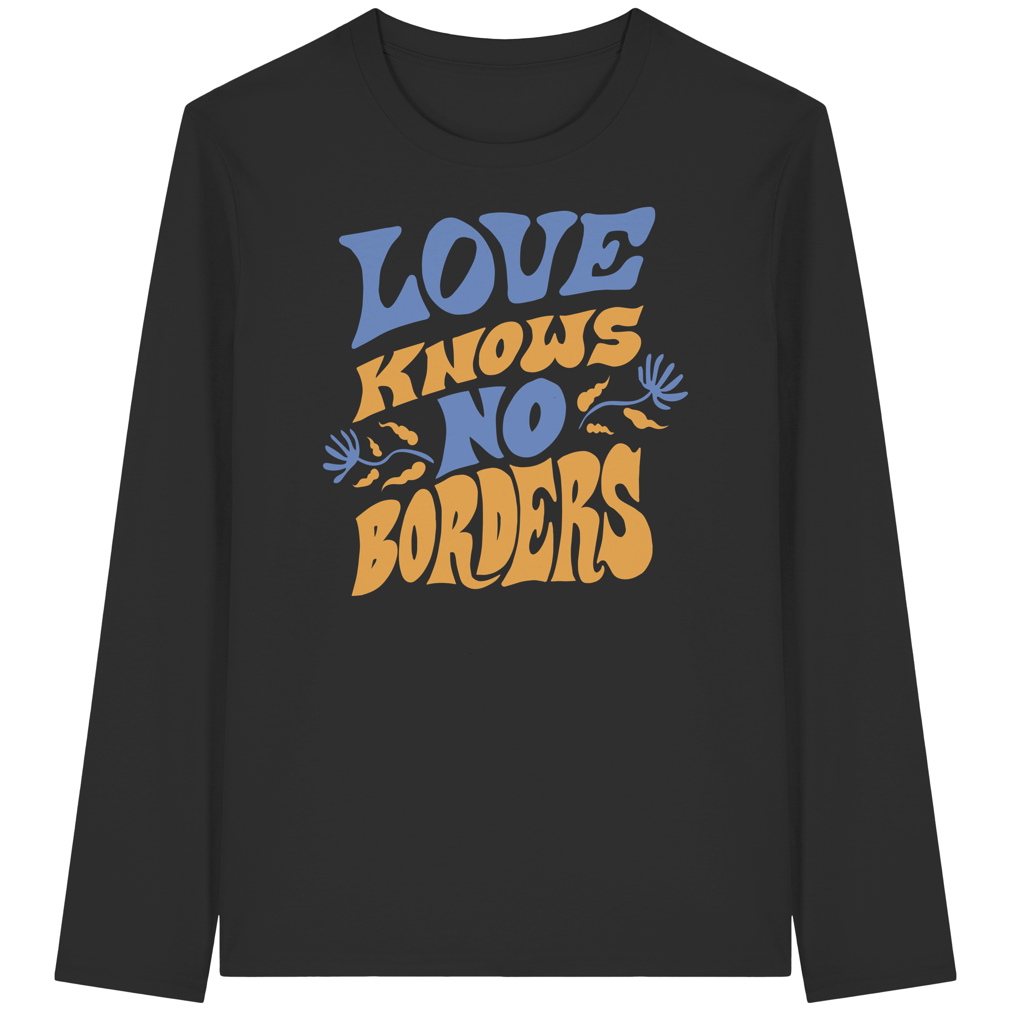 Love Knows No Borders - Organic Longsleeve T-Shirt