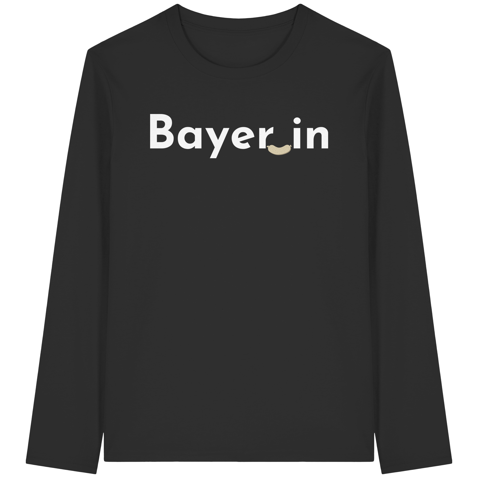 Bayer_in "Weißwurst-Edition" - Organic Longsleeve T-Shirt