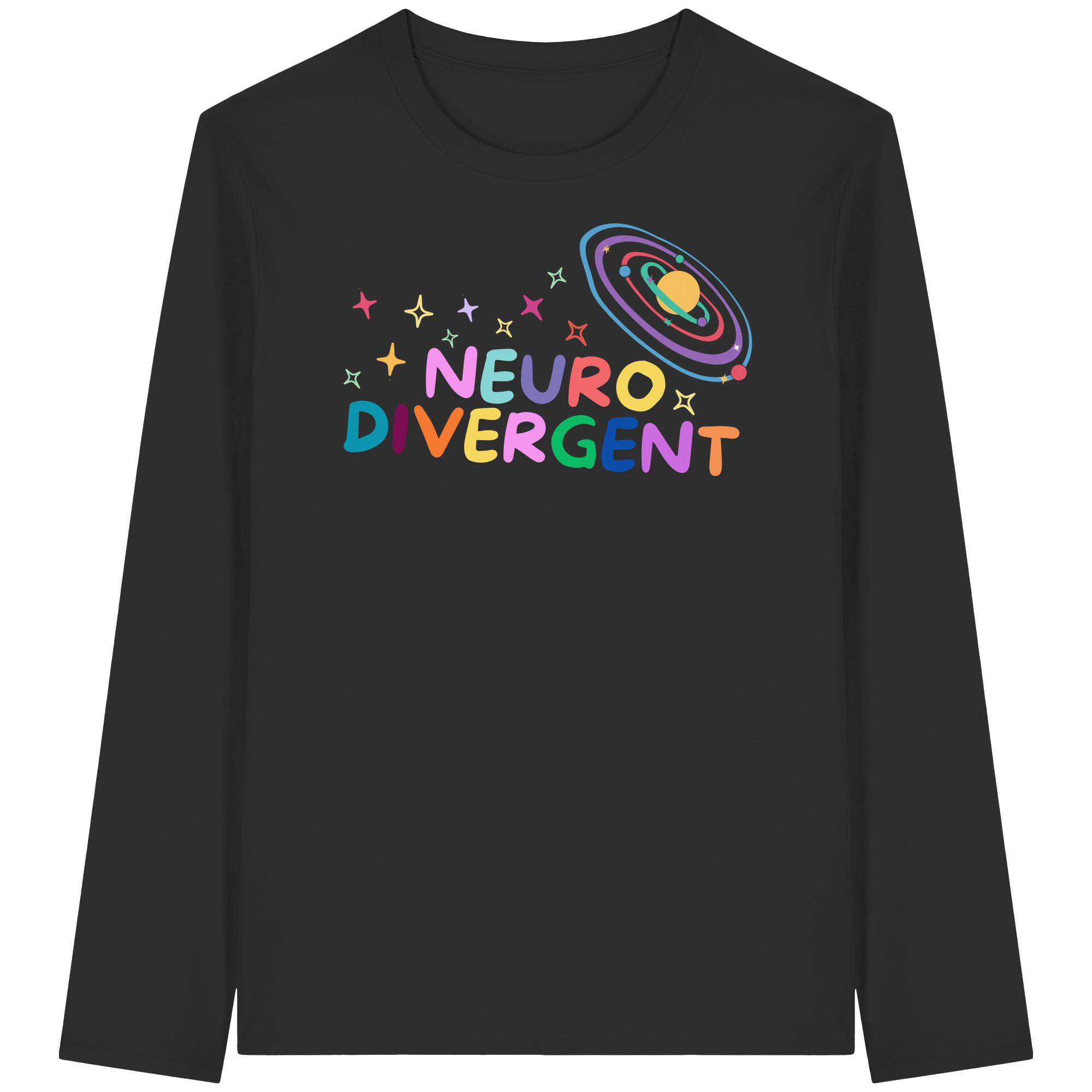 Neurodivergent "Planet Edition" - Organic Longsleeve T-Shirt