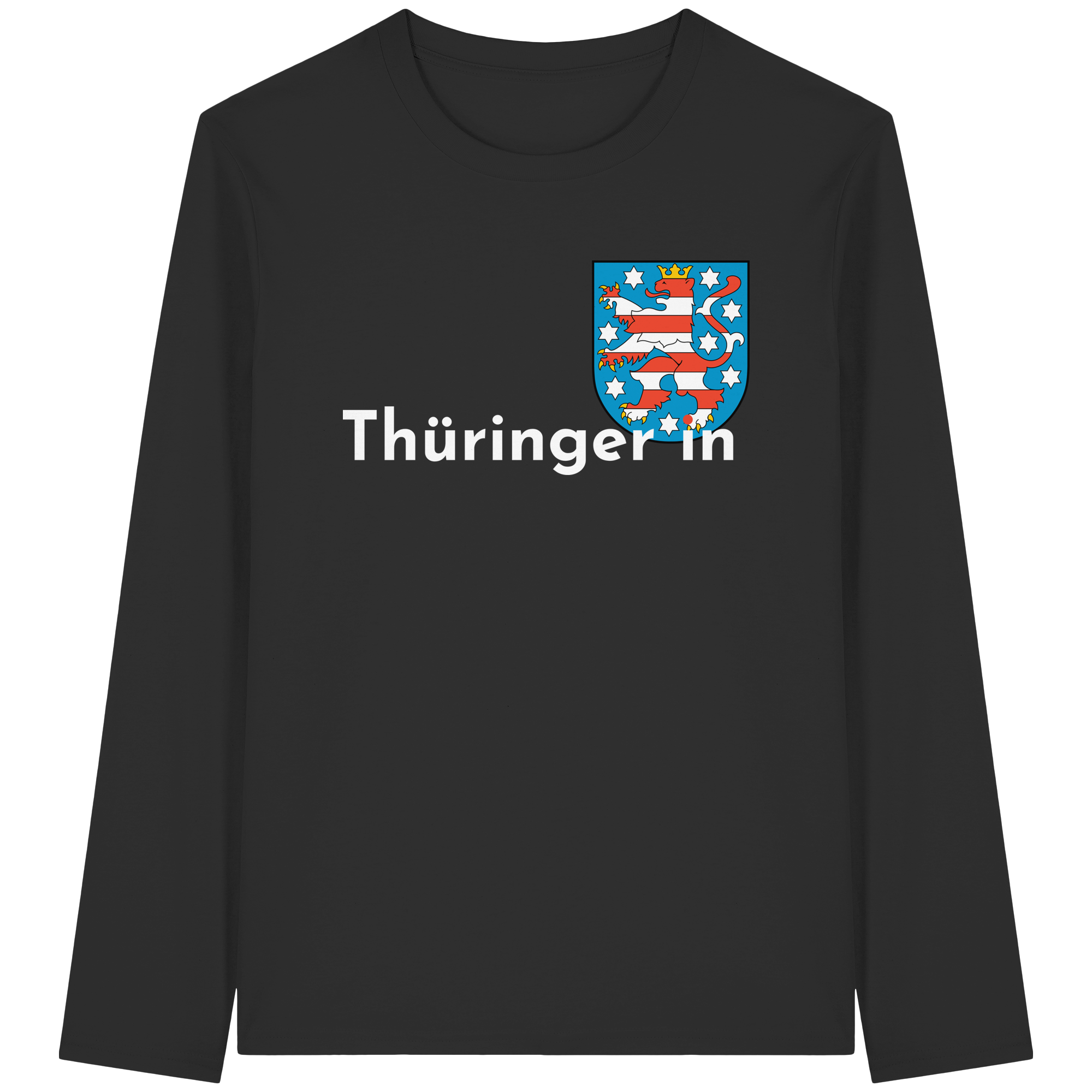 Thüringer*in "Wappen Edition" - Organic Longsleeve T-Shirt