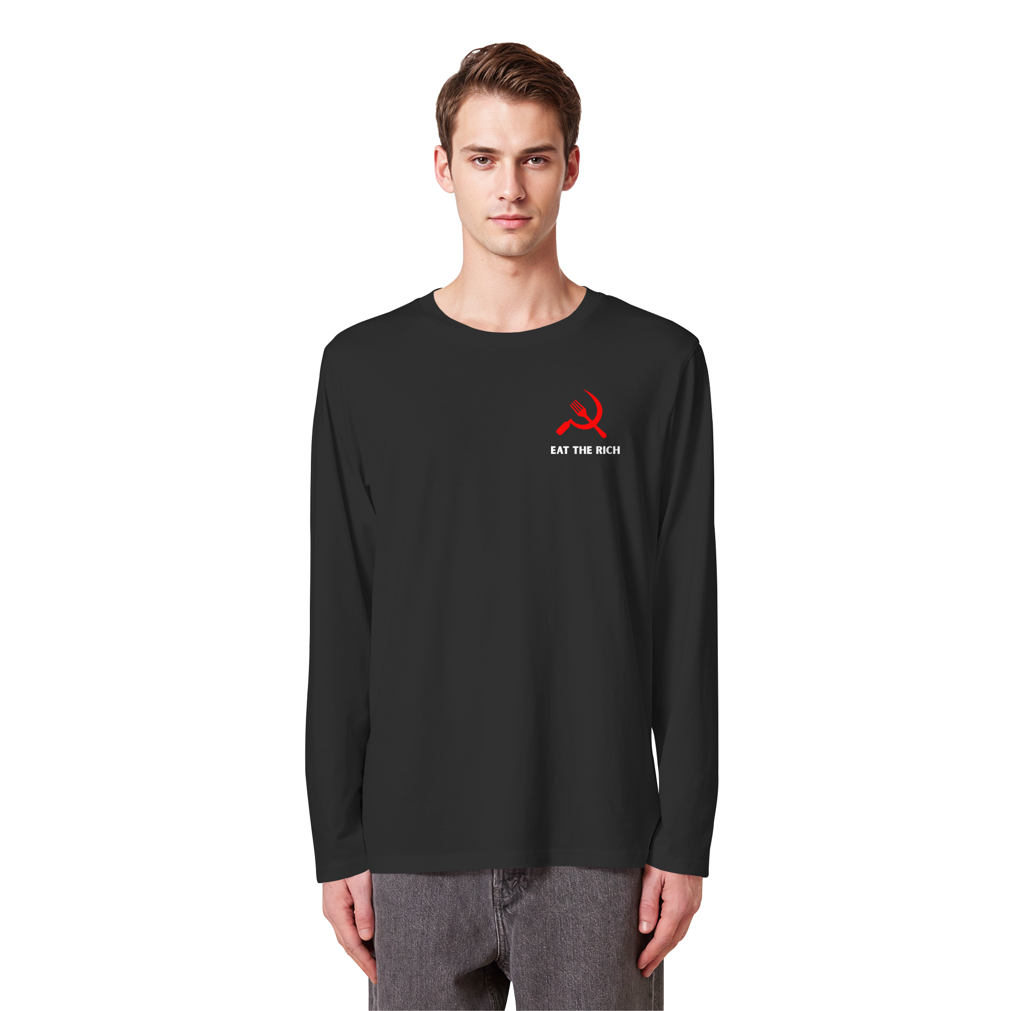Eat the Rich "Gabel & Sichel Edition" - Organic Longsleeve T-Shirt