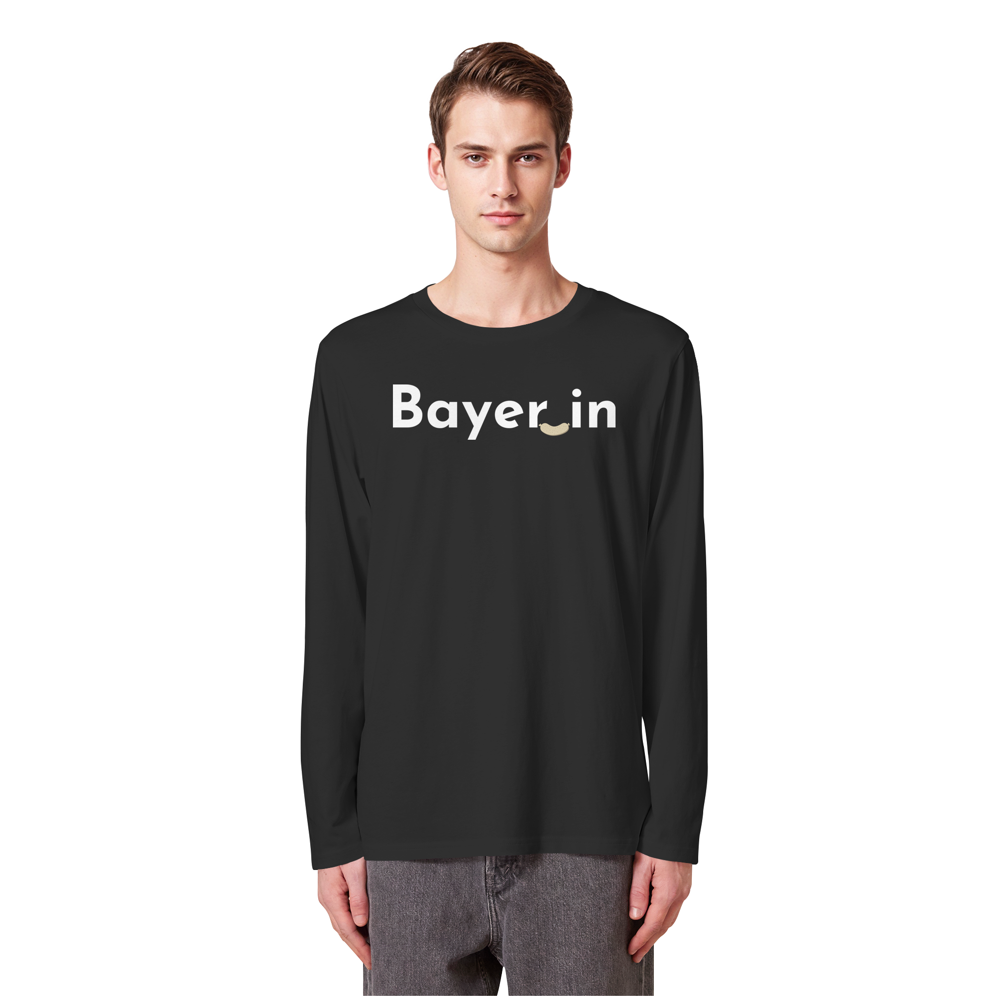 Bayer_in "Weißwurst-Edition" - Organic Longsleeve T-Shirt