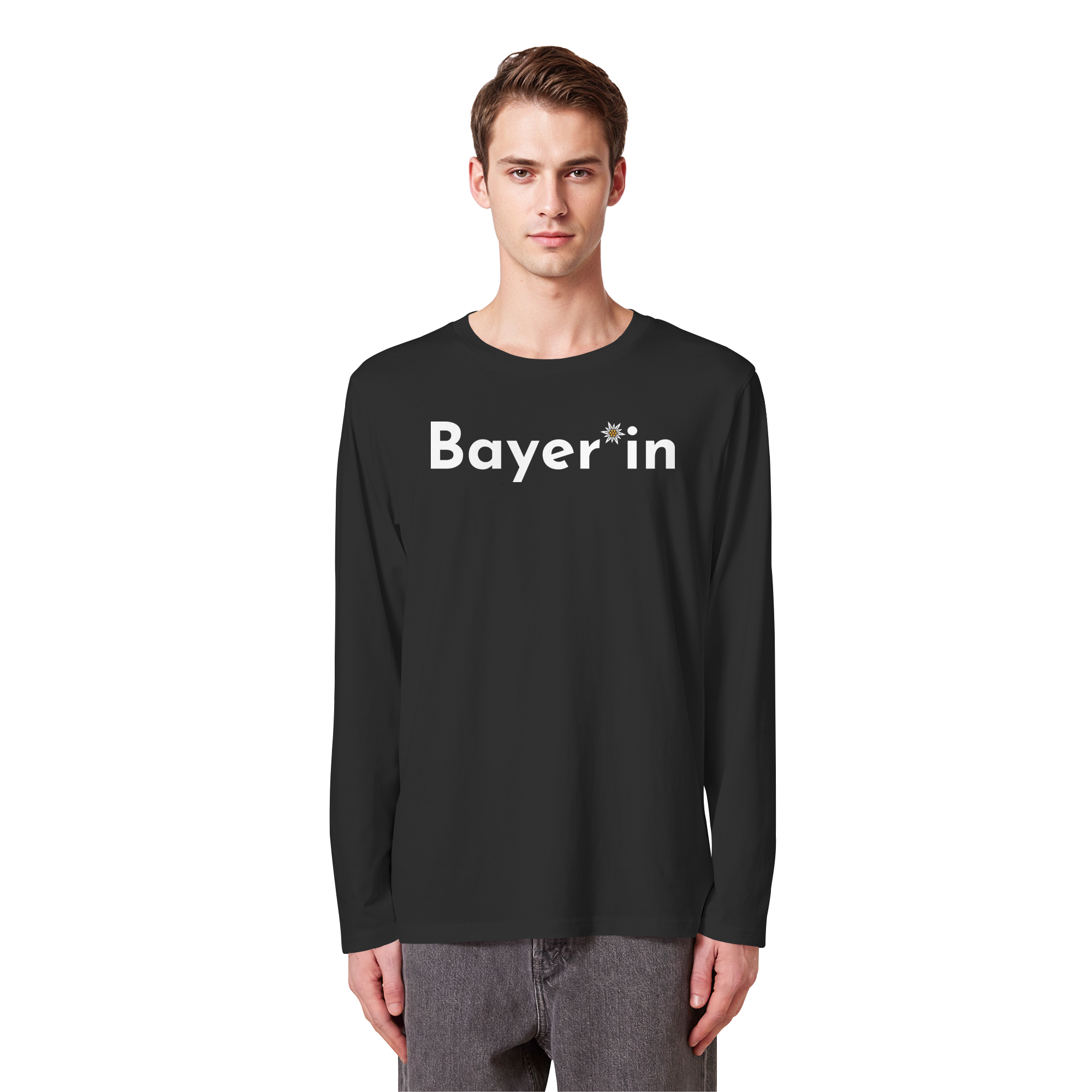 Bayer*in "Edelweiß-Edition" - Organic Longsleeve T-Shirt