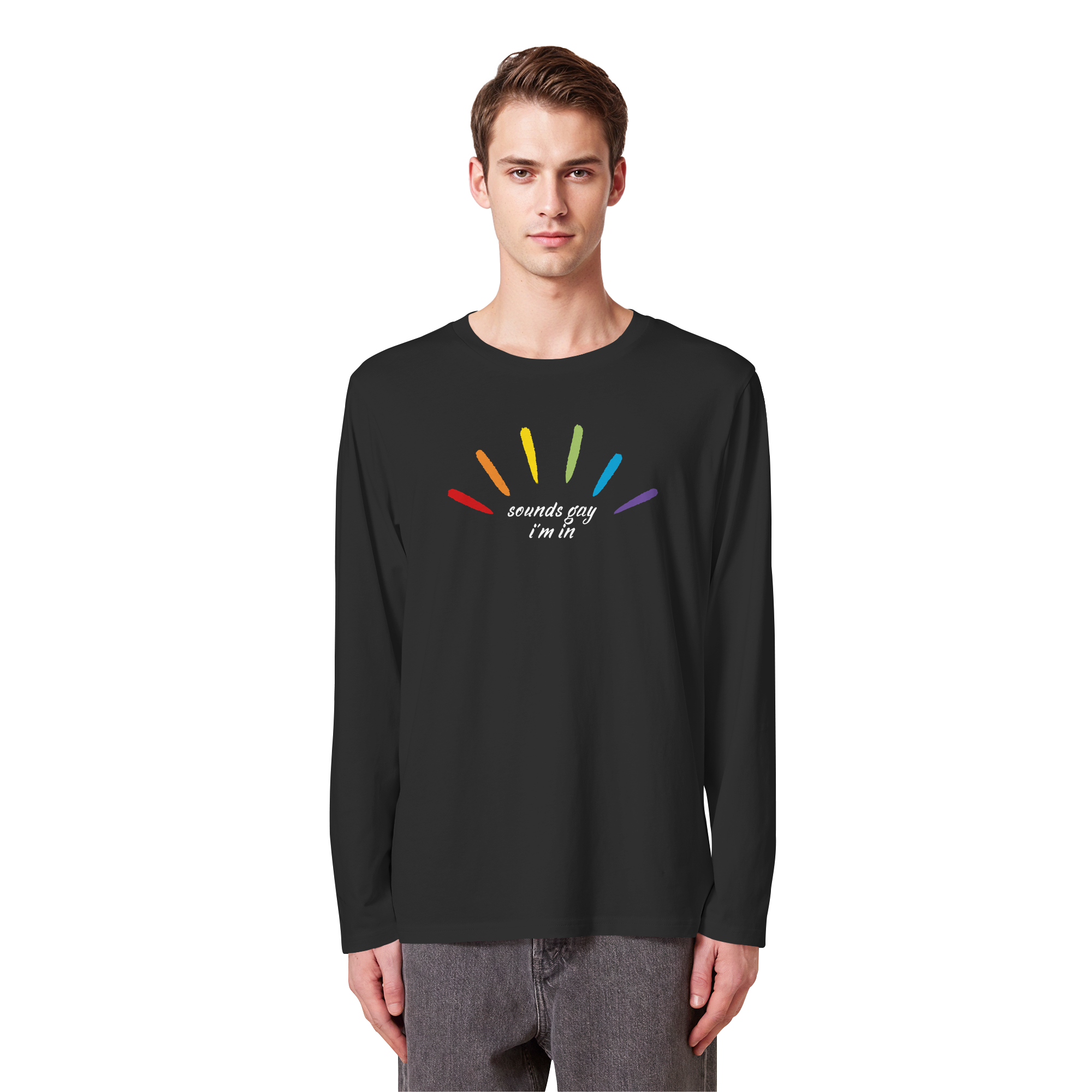 Sounds Gay I'm In - Organic Longsleeve T-Shirt