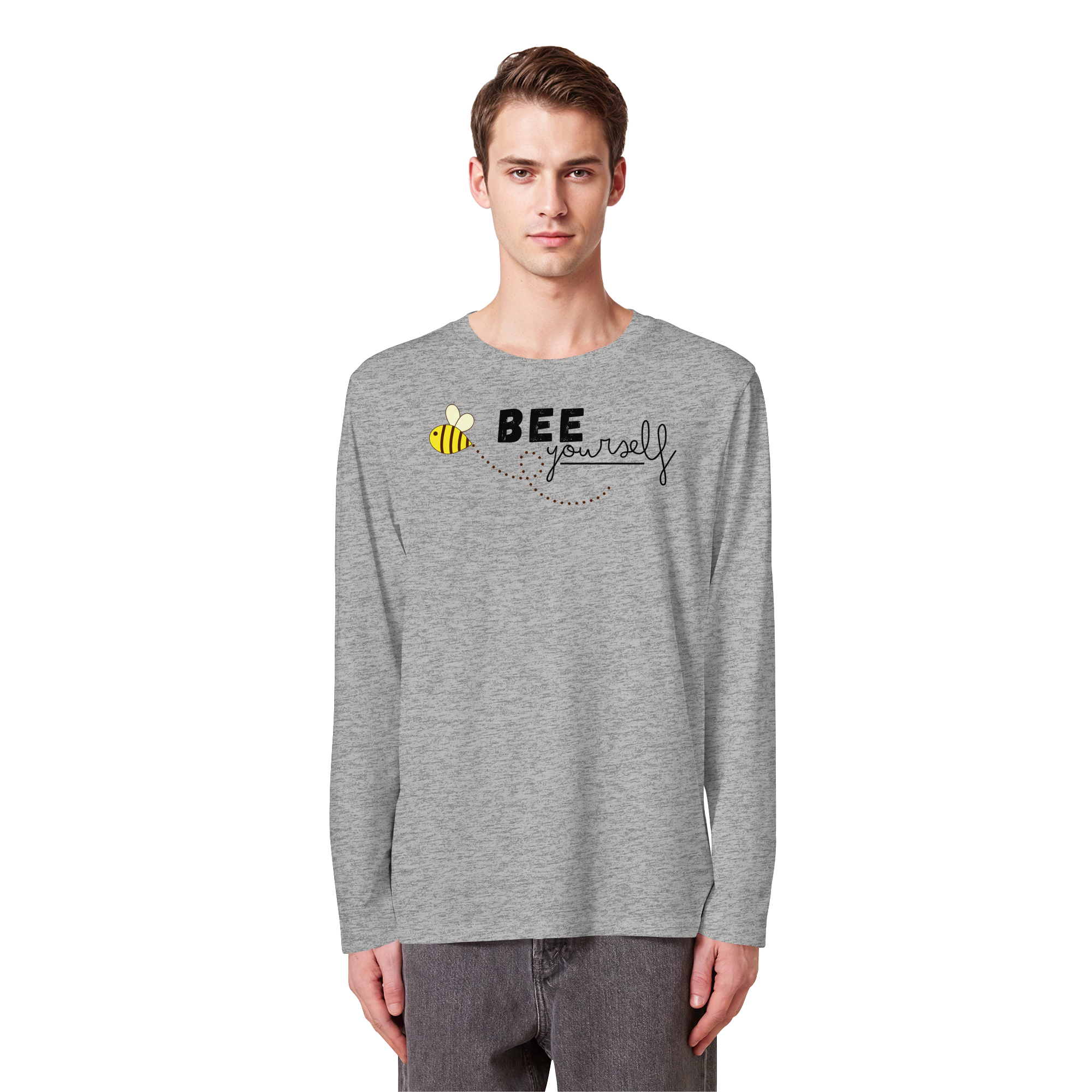 Bee yourself "Léon Edition" - Organic Longsleeve T-Shirt