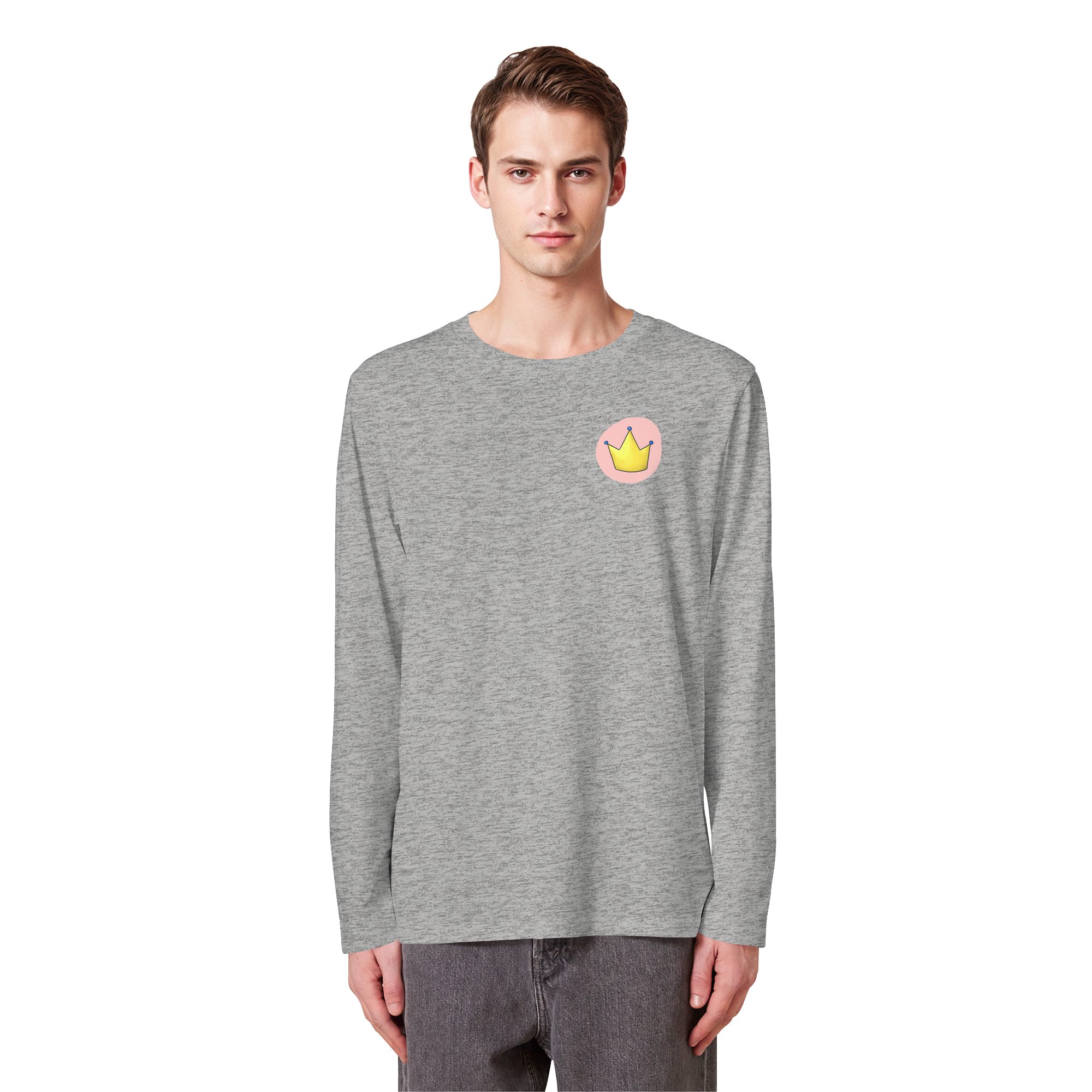 Survivor Queens Logo "Pink Bubble Edition" - Organic Longsleeve T-Shirt