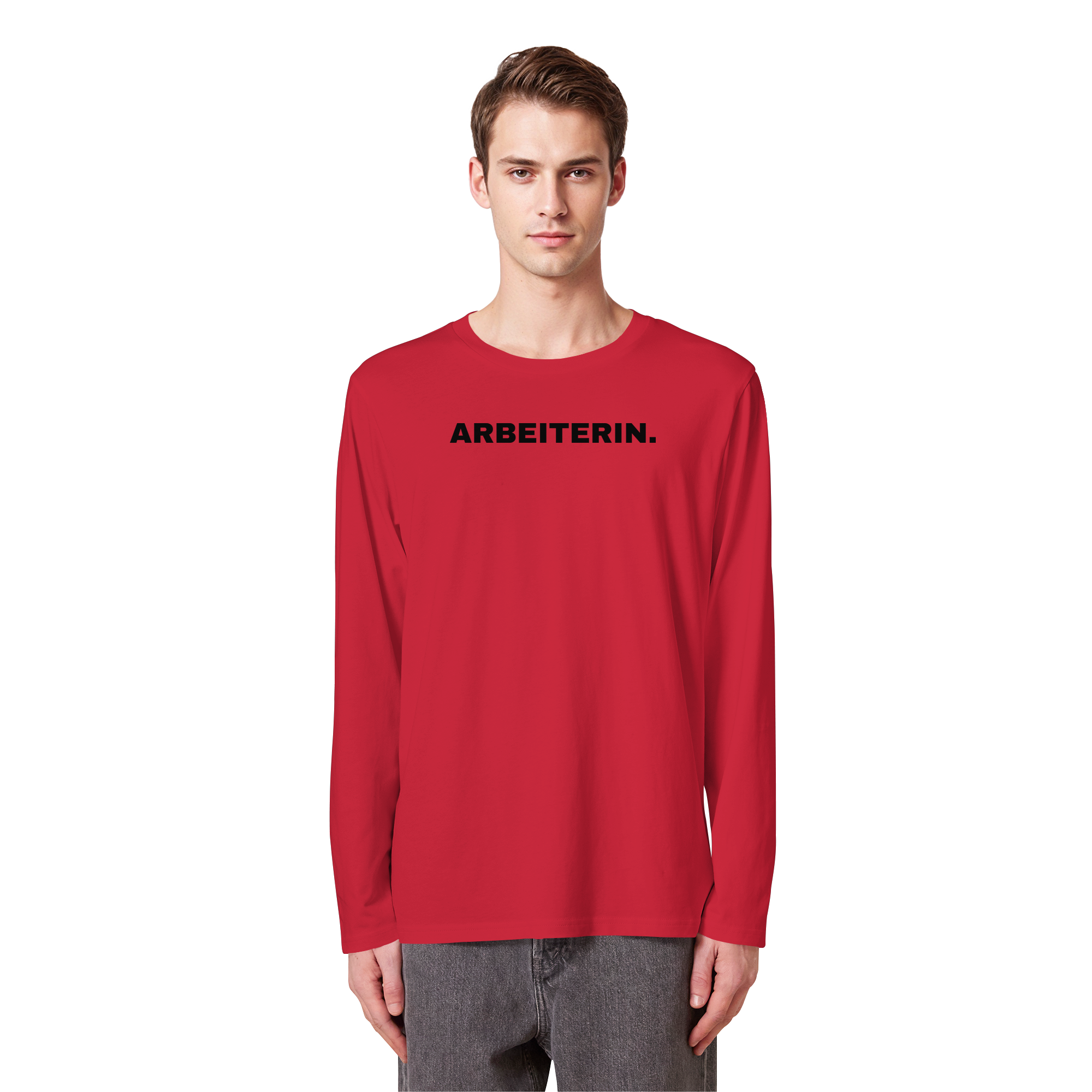 ARBEITERIN. "Plain Work Edition" - Organic Longsleeve T-Shirt