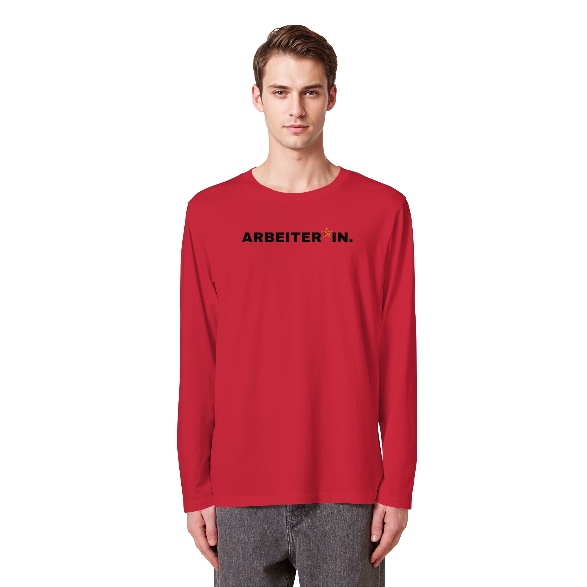 ARBEITER*IN. "Plain Work Edition" - Organic Longsleeve T-Shirt