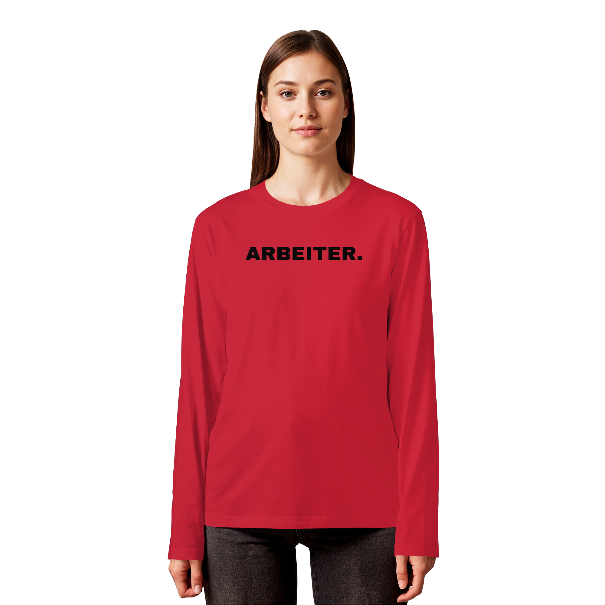 ARBEITER. "Plain Work Edition" - Organic Longsleeve T-Shirt