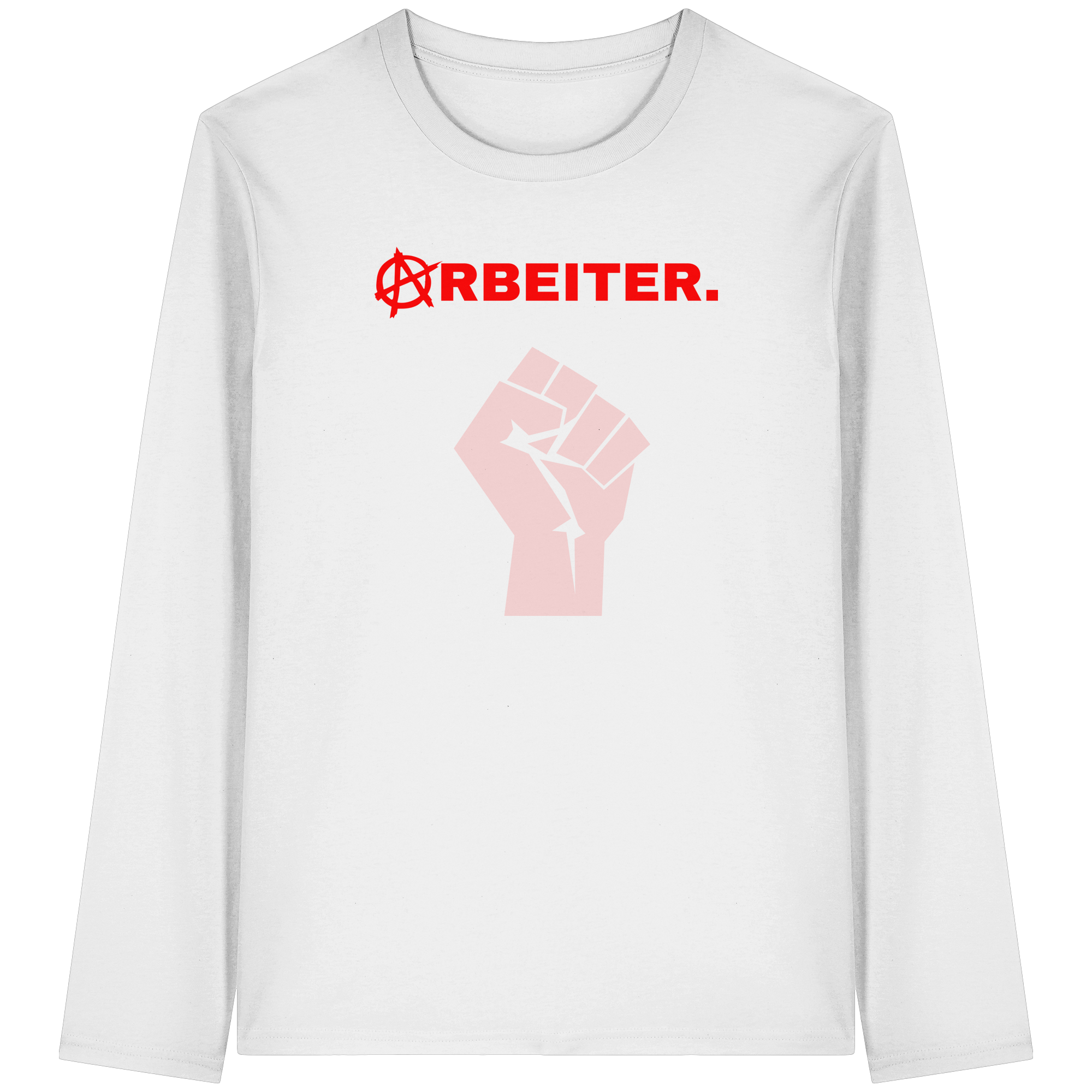 ARBEITER. "Solidarisch und Frei Edition" - Organic Longsleeve T-Shirt