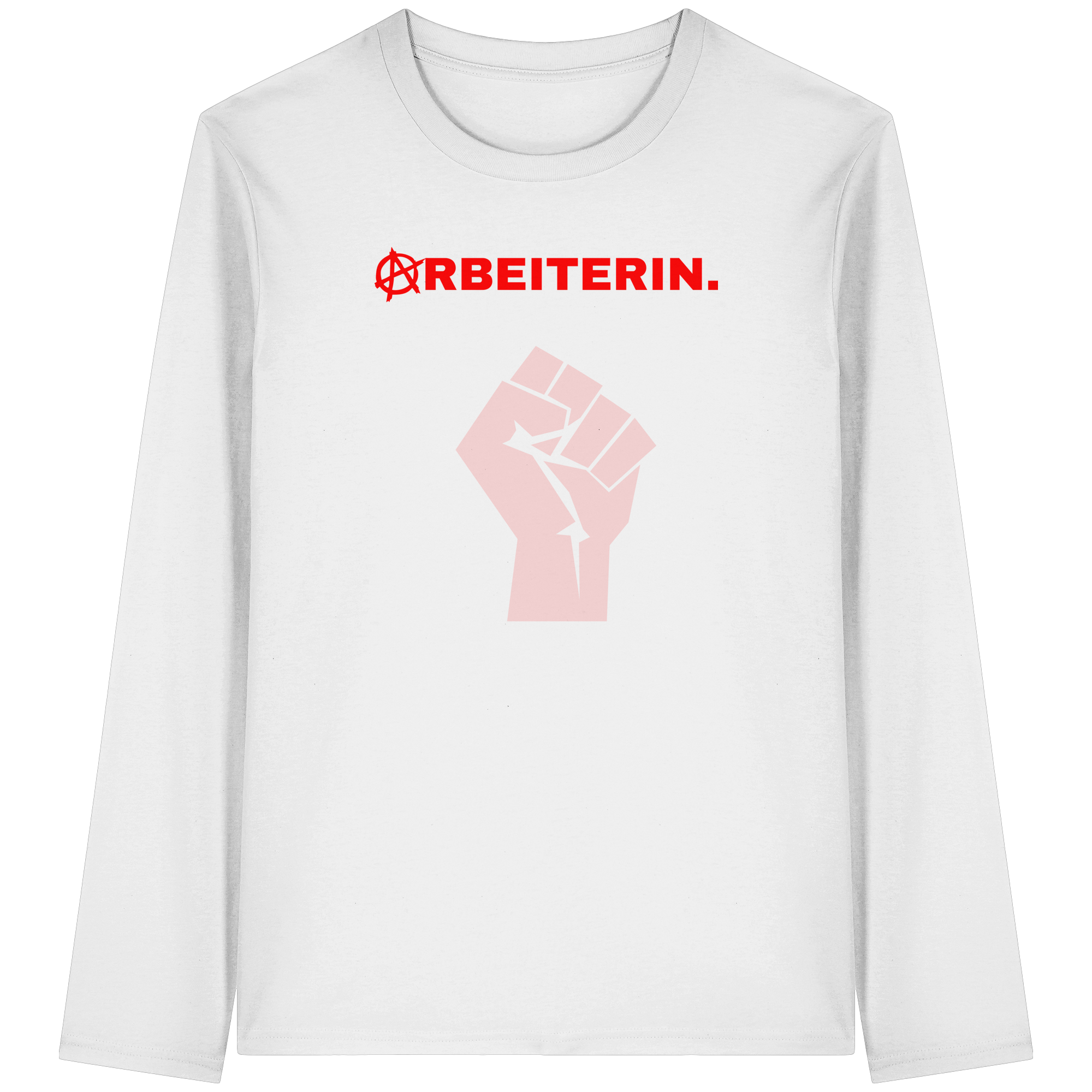 ARBEITERIN. "Solidarisch und Frei Edition" - Organic Longsleeve T-Shirt
