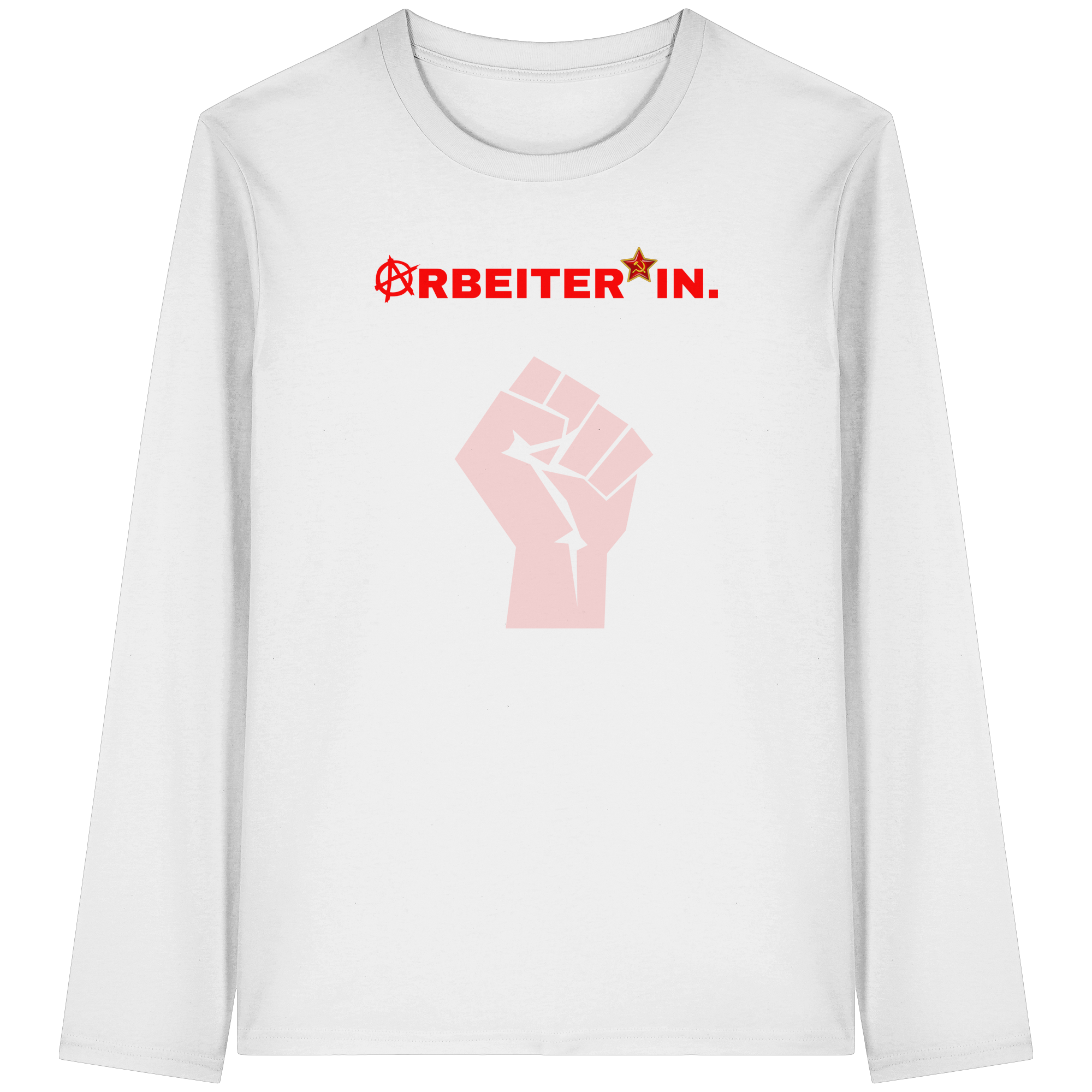 ARBEITER*IN. "Solidarisch und Frei Edition" - Organic Longsleeve T-Shirt