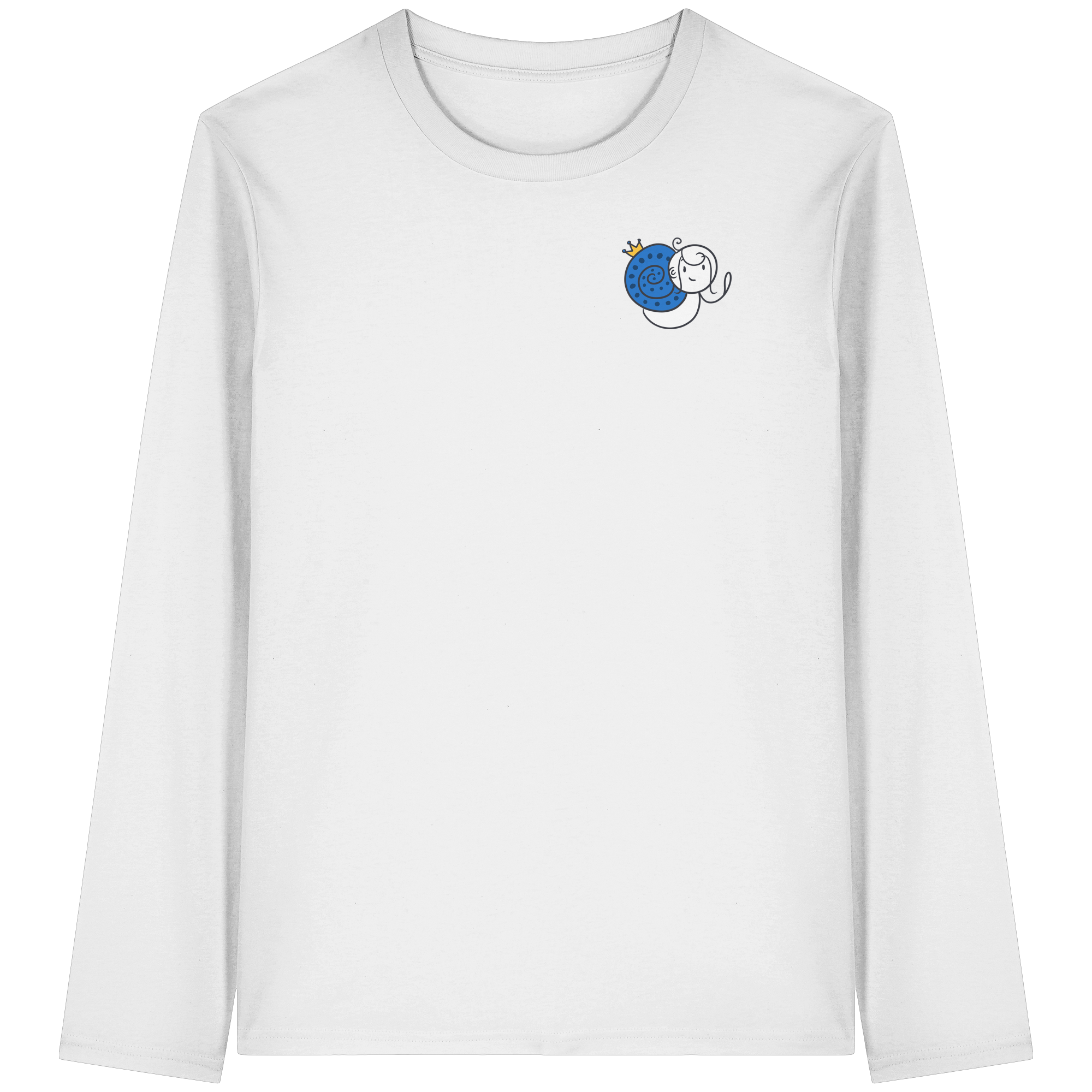 Meine Heilung braucht Zeit "Schwarze Edition" Backprint - Organic Longsleeve T-Shirt