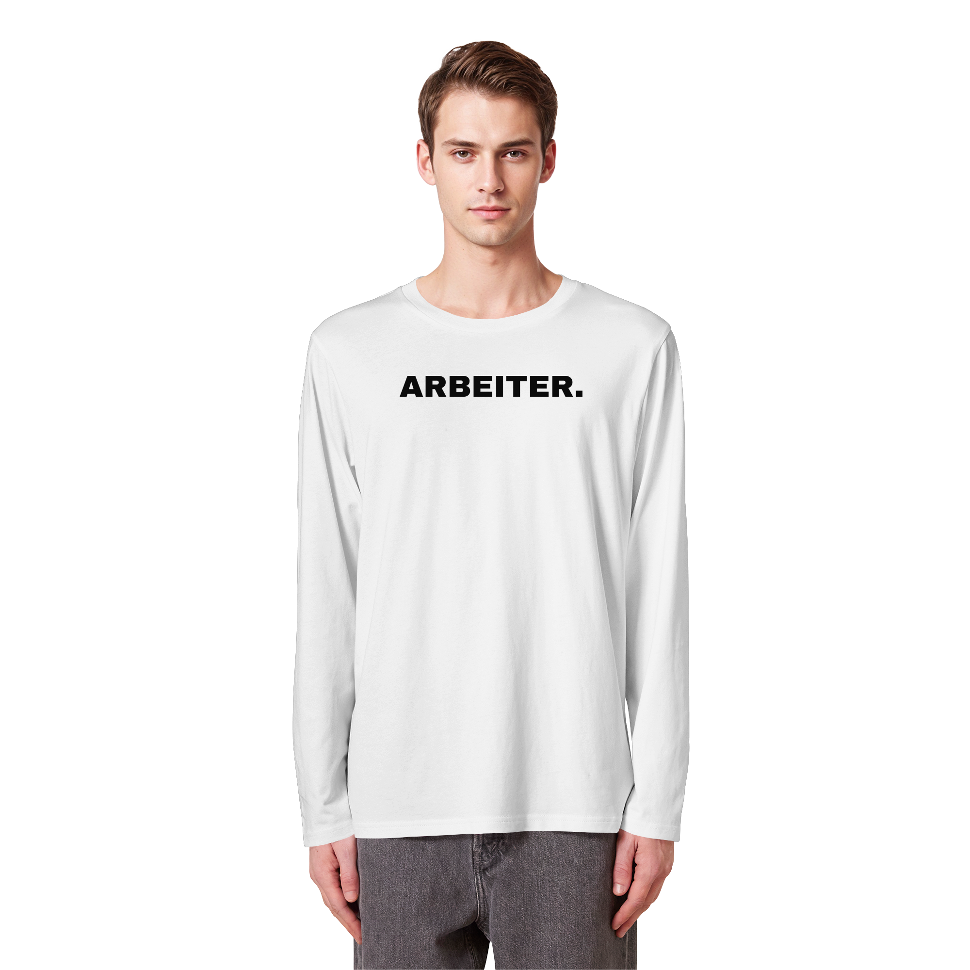 ARBEITER. "Plain Work Edition" - Organic Longsleeve T-Shirt