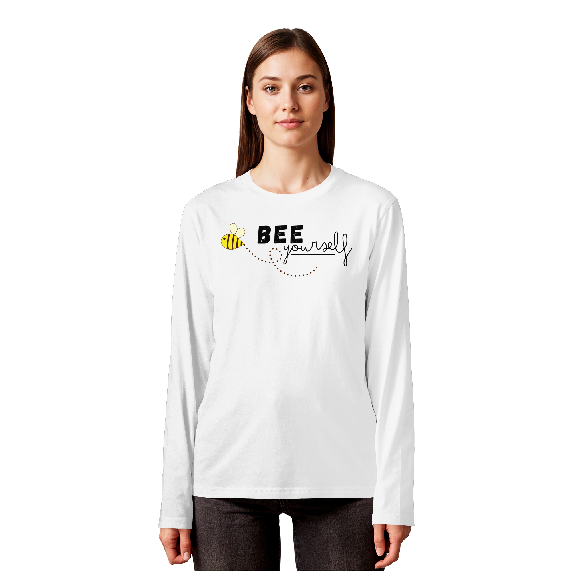 Bee yourself "Léon Edition" - Organic Longsleeve T-Shirt
