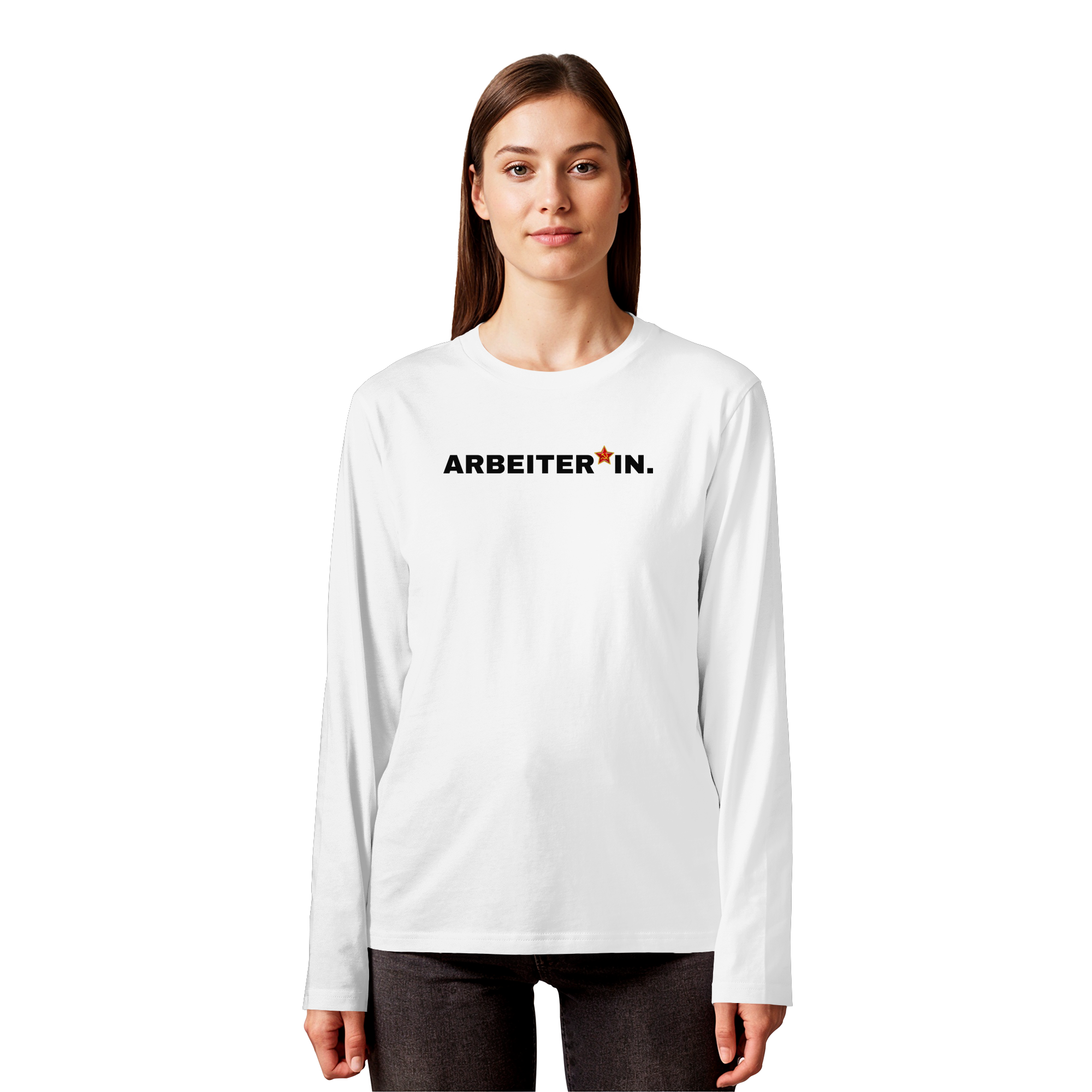 ARBEITER*IN. "Plain Work Edition" - Organic Longsleeve T-Shirt