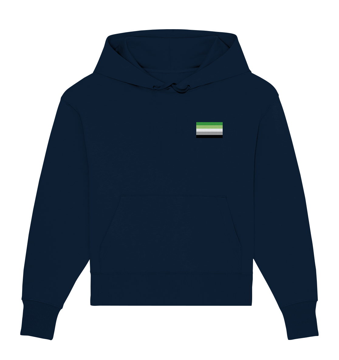 Aromantic Pride Flag Oversize Hoodie