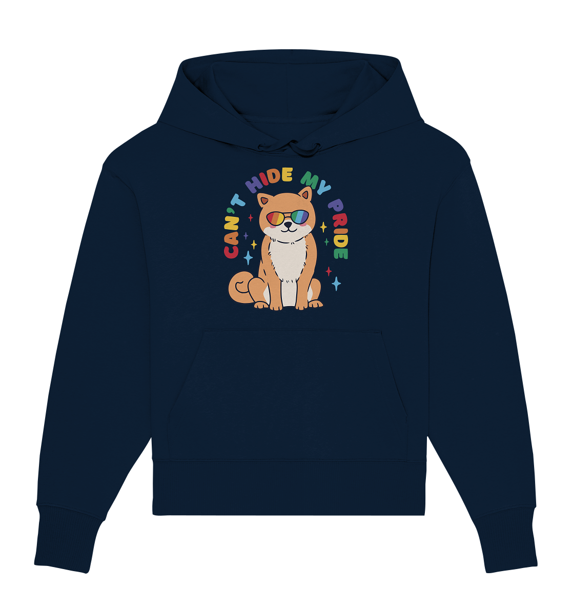 Can't Hide my Pride Doggo - Organic Oversize Hoodie
