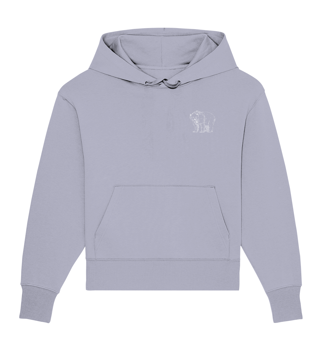 Team Bär Backprint (weiß) Oversize Hoodie