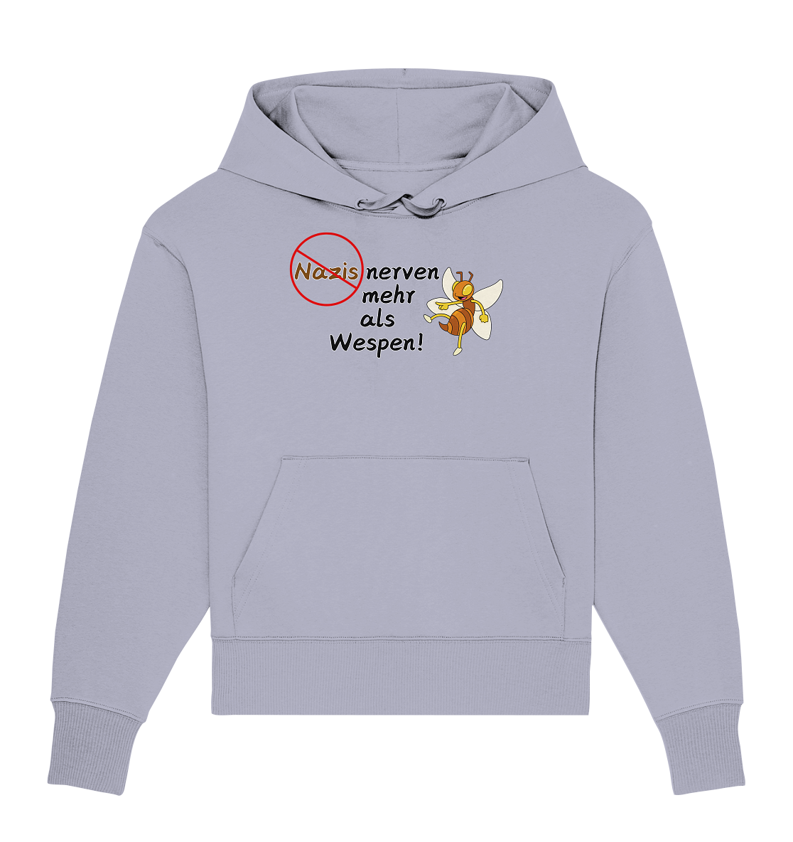 Nazis nerven mehr als Wespen Oversize Hoodie