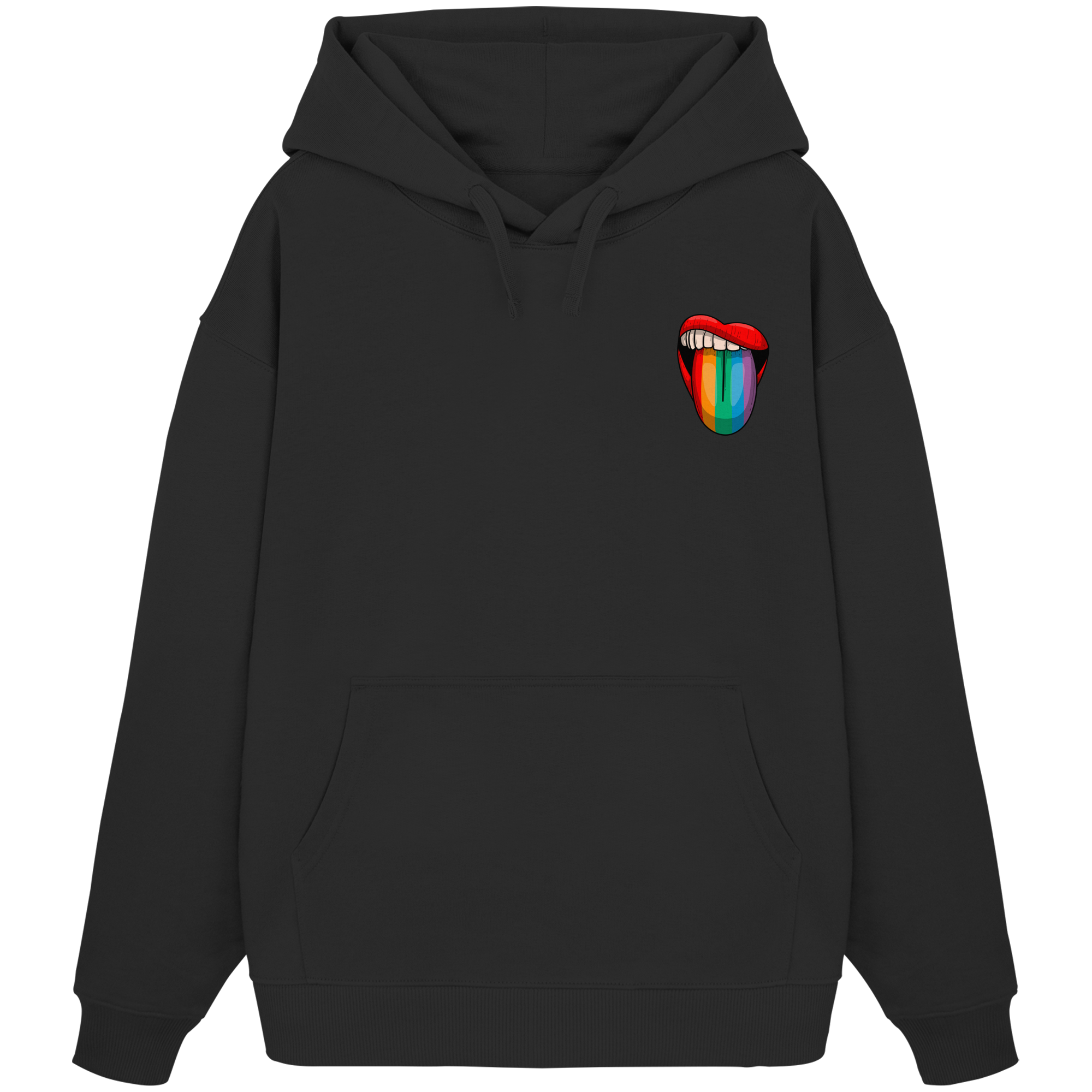 Speak Up or Shut Up Backprint - Organic Oversize Hoodie