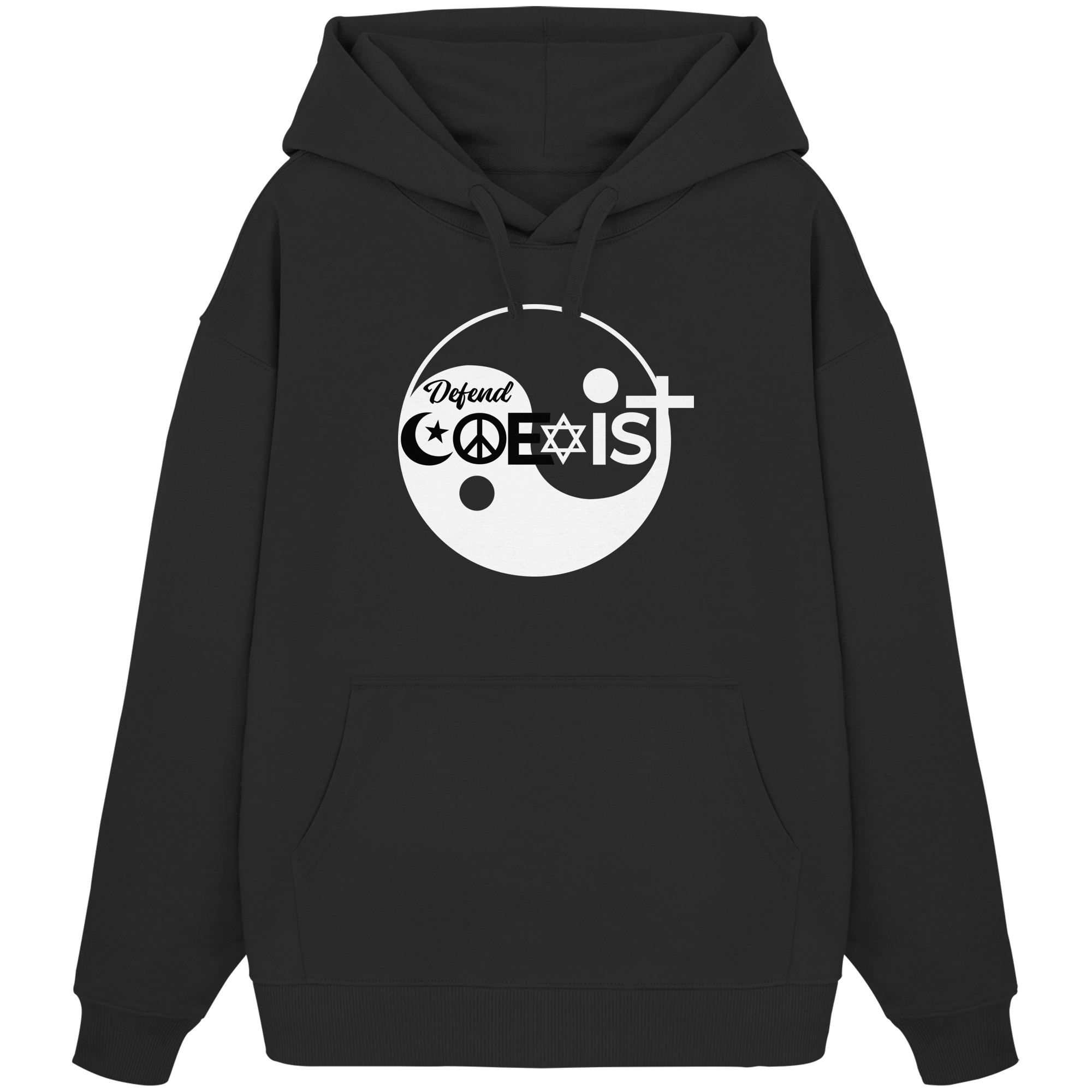Defend Coexistence - Organic Oversize Hoodie