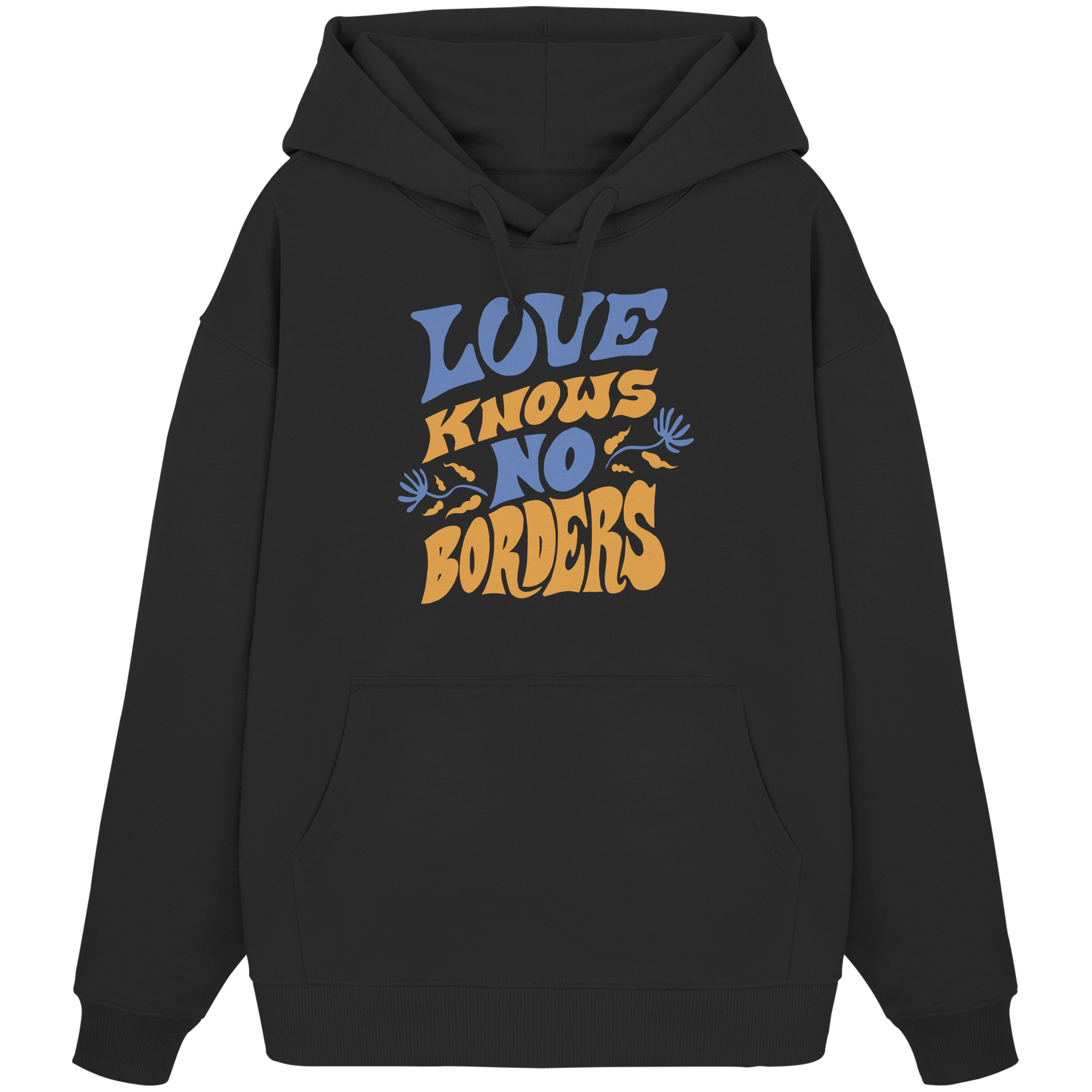 Love Knows No Borders - Organic Oversize Hoodie