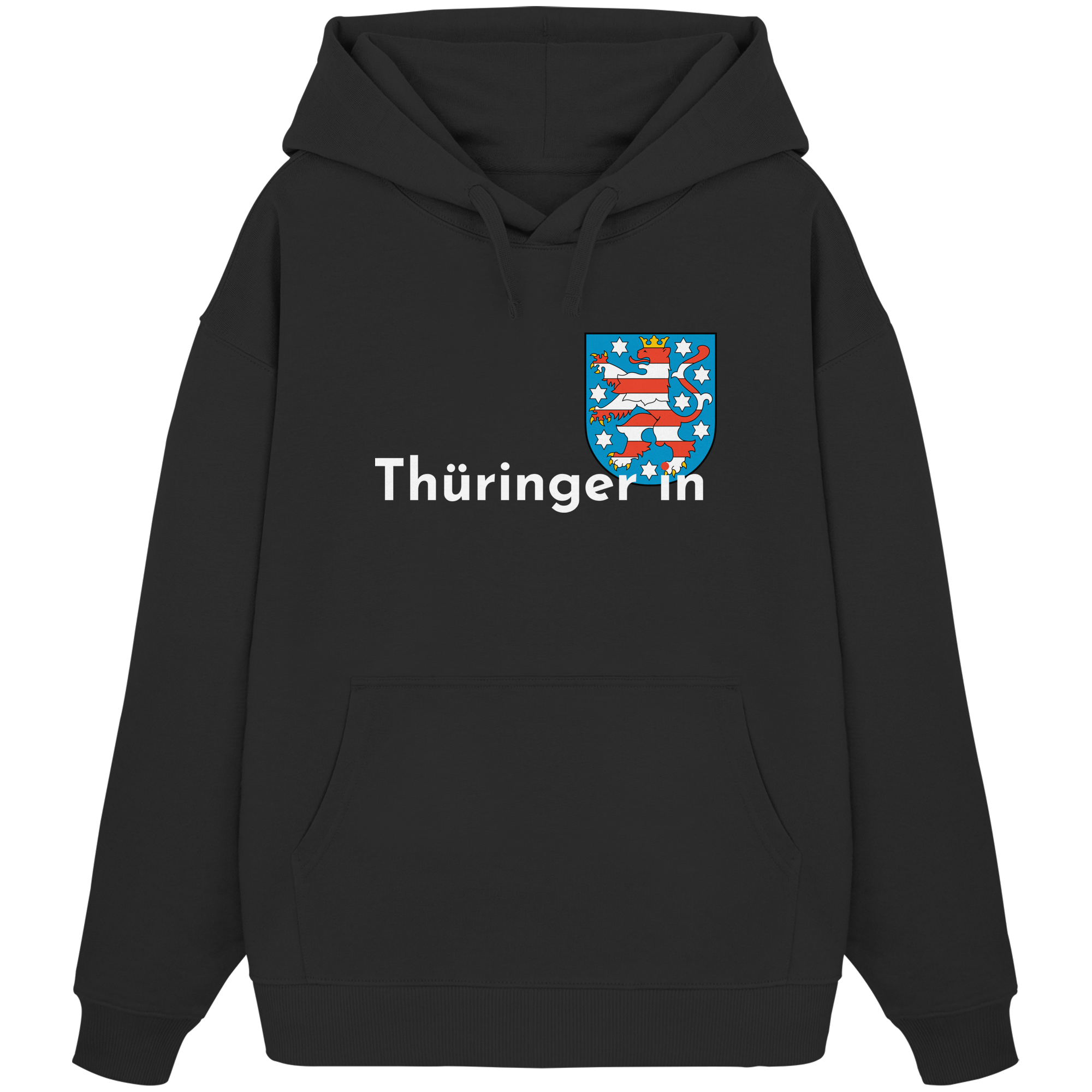 Thüringer*in "Wappen Edition" - Organic Oversize Hoodie