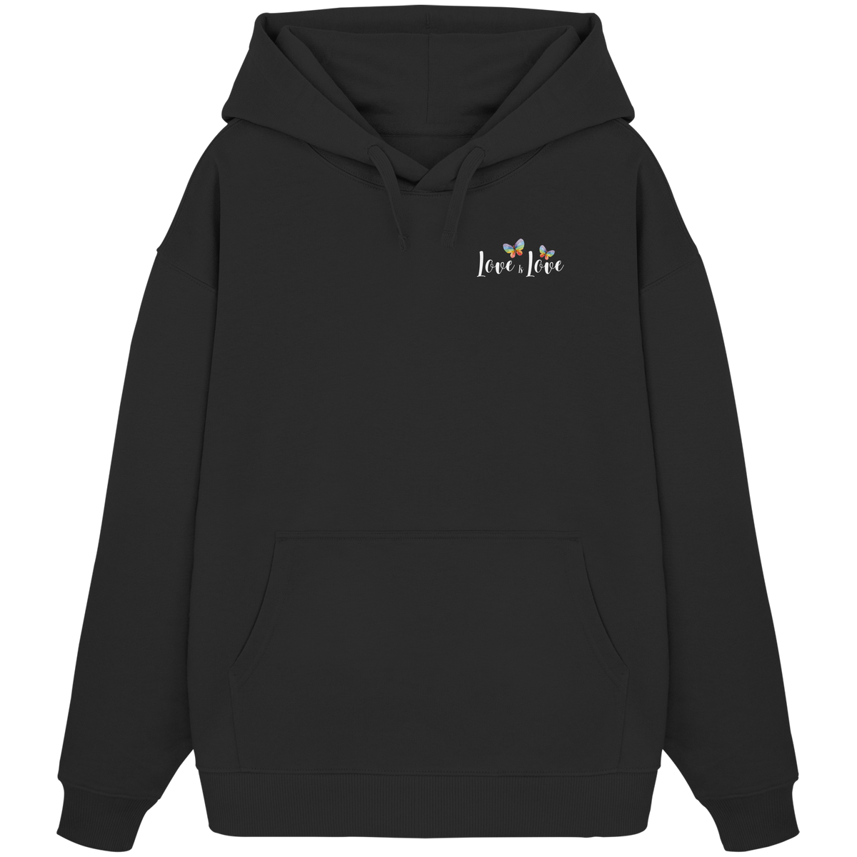 Love is Love "Butterfly Edition" - Organic Oversize Hoodie
