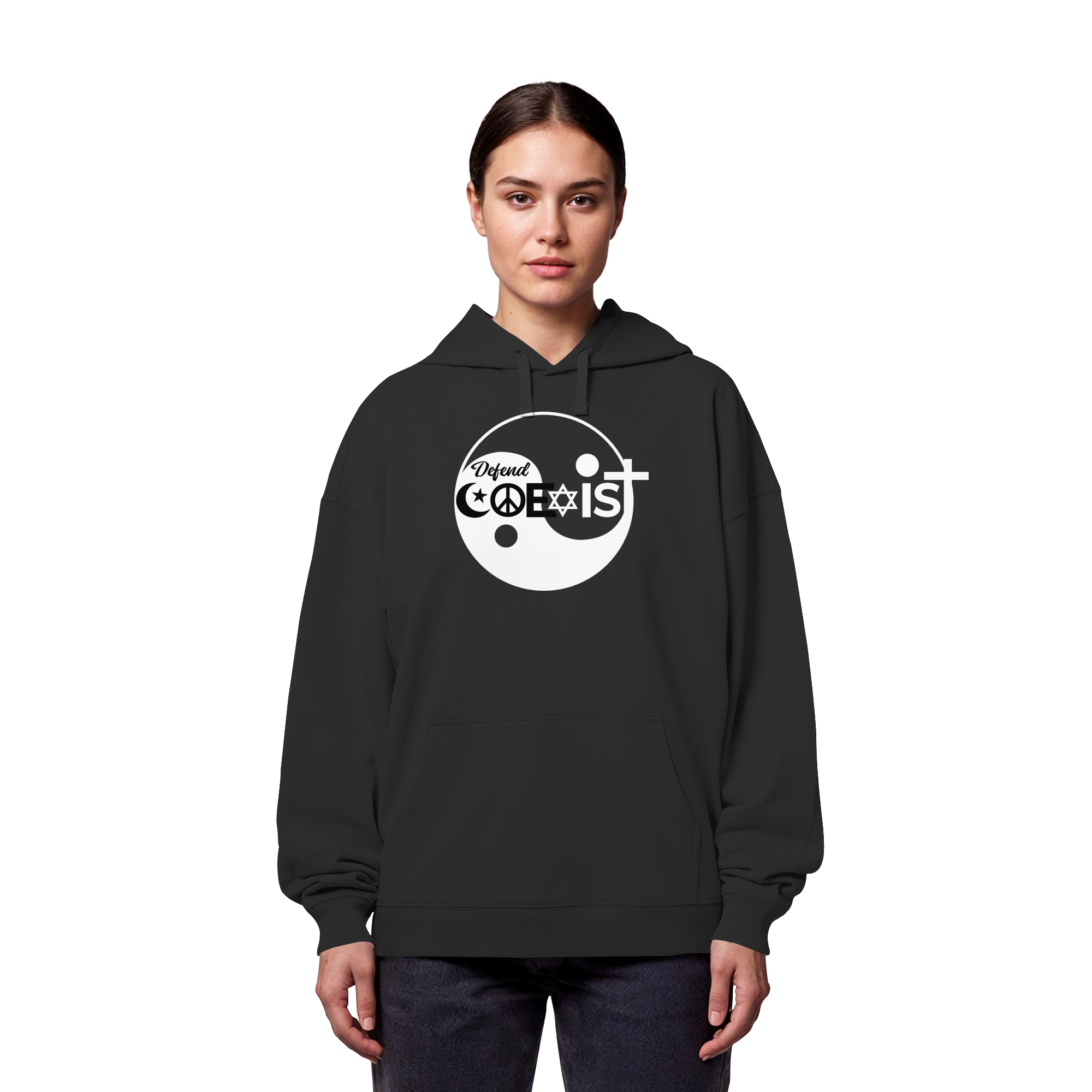 Defend Coexistence - Organic Oversize Hoodie