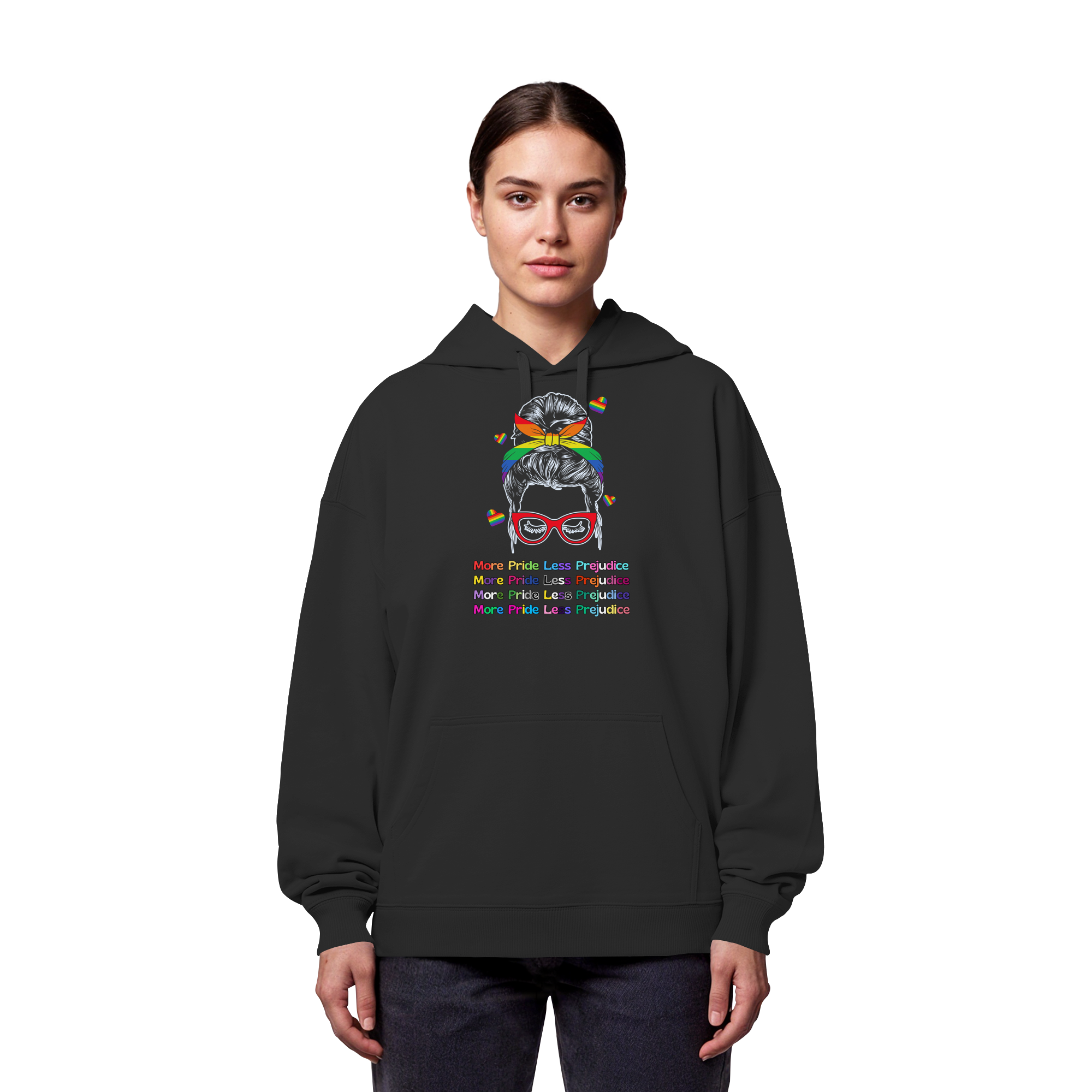 More Pride Less Prejudice - Organic Oversize Hoodie