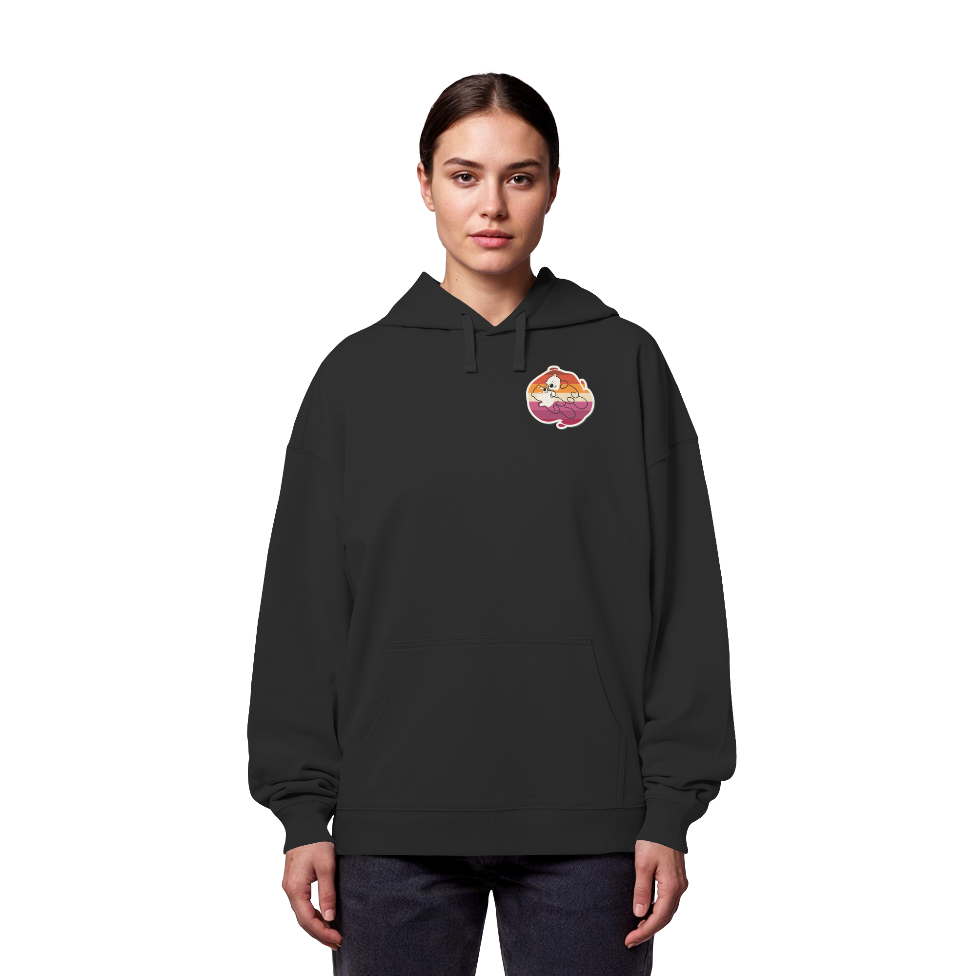 Lesbische Bieber - Organic Oversize Hoodie