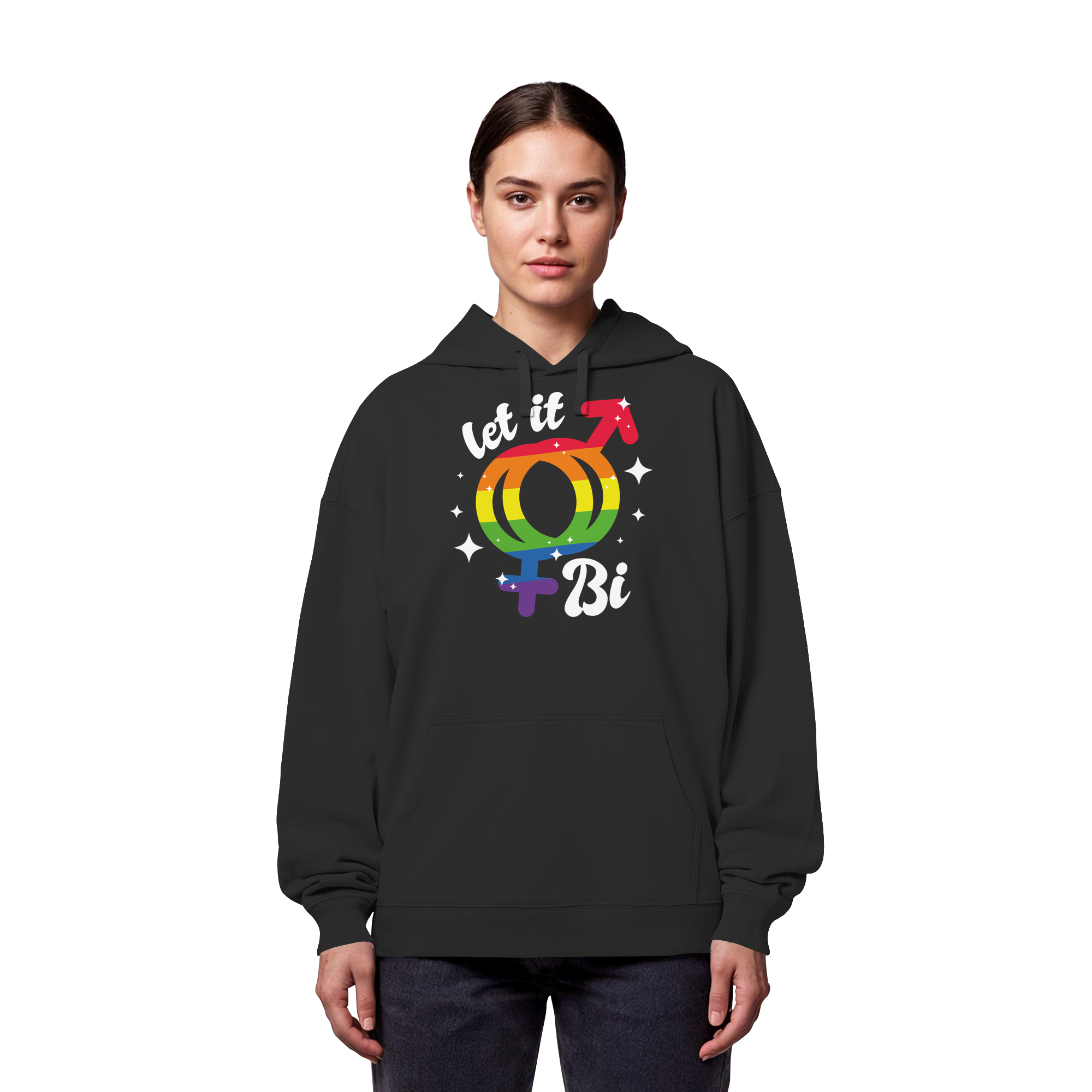 Let it Bi - Organic Oversize Hoodie