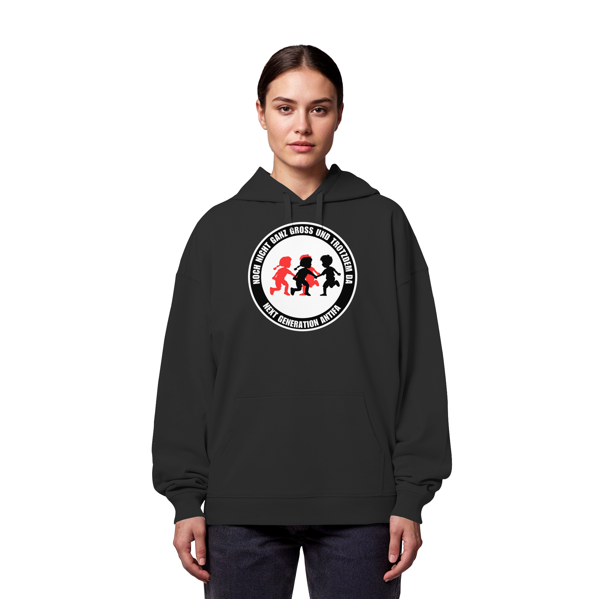Noch nicht ganz gross und trotzdem da: Next Generation Antifa - Organic Oversize Hoodie
