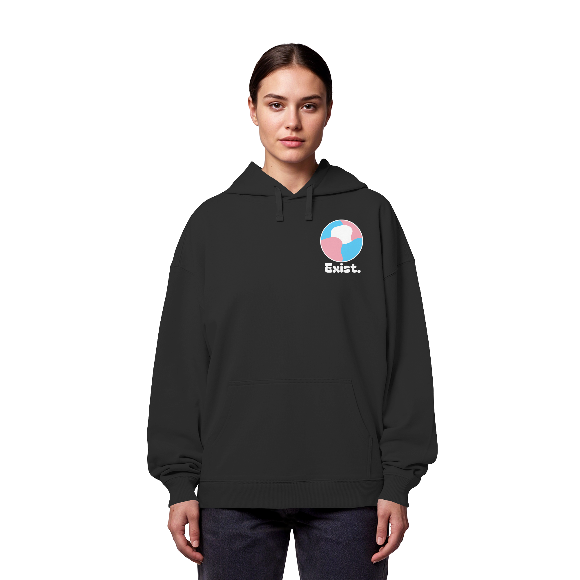 Exist "Trans Edition" - Organic Oversize Hoodie