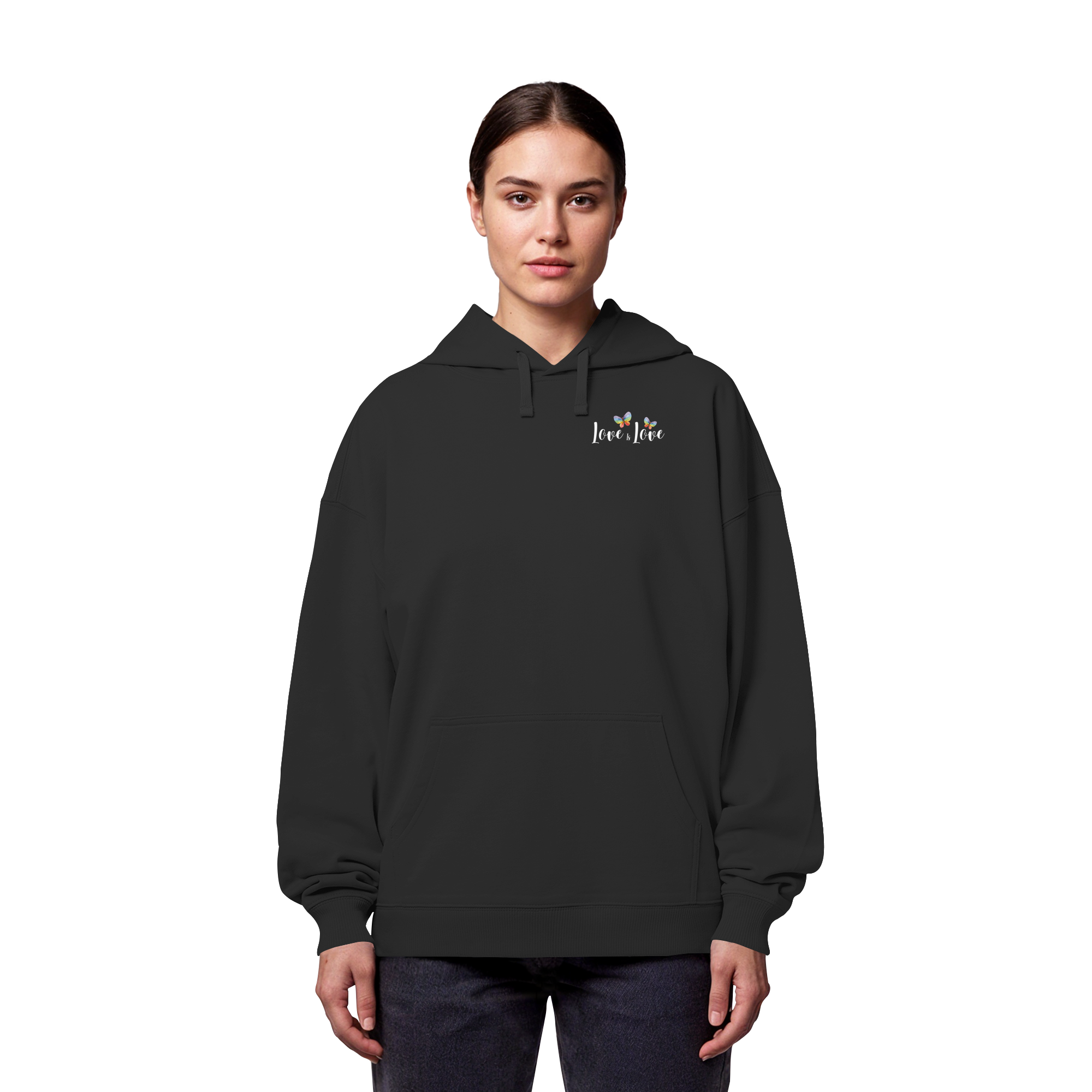 Love is Love "Butterfly Edition" - Organic Oversize Hoodie