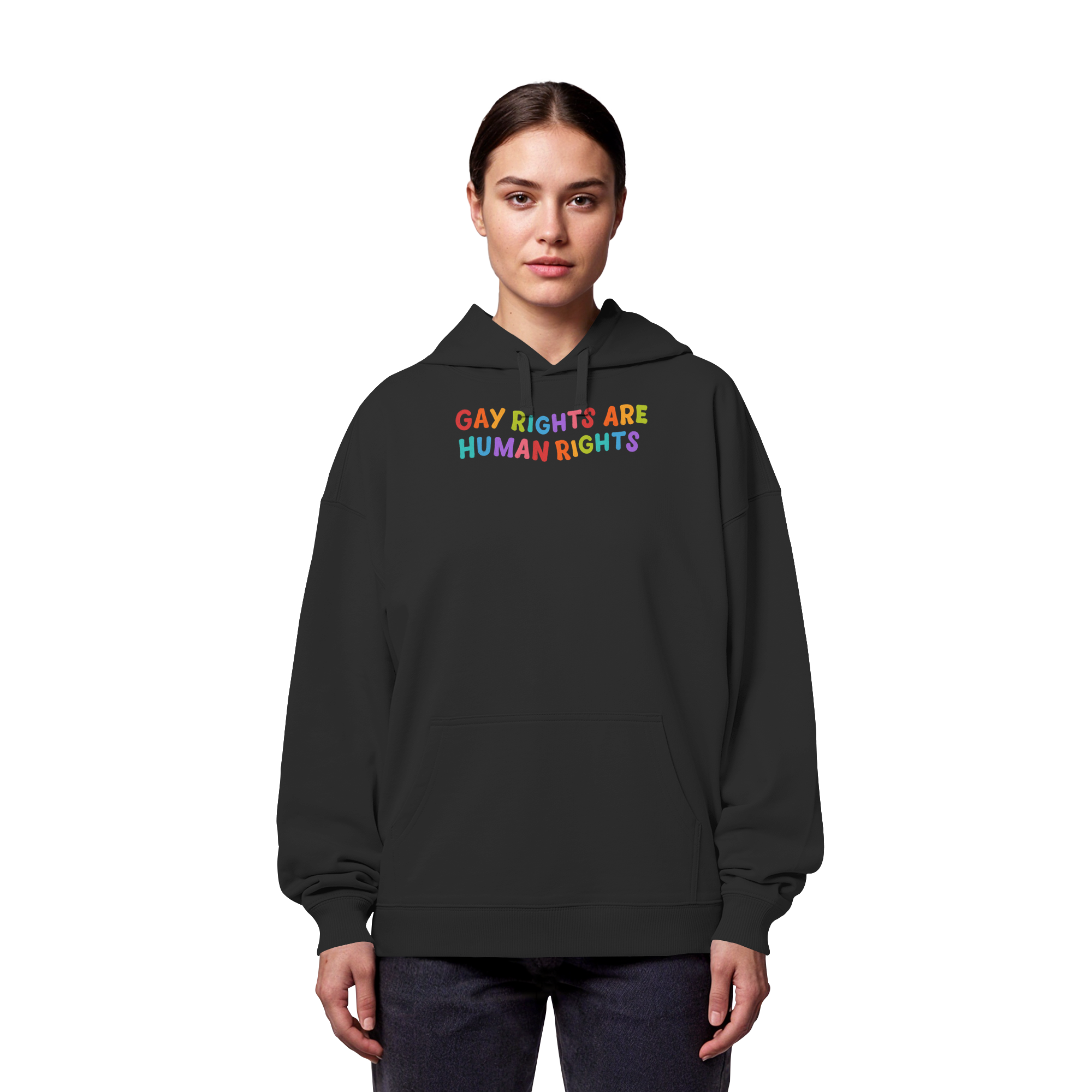 Gay Rights Are Human Rights - Organic Oversize Hoodie