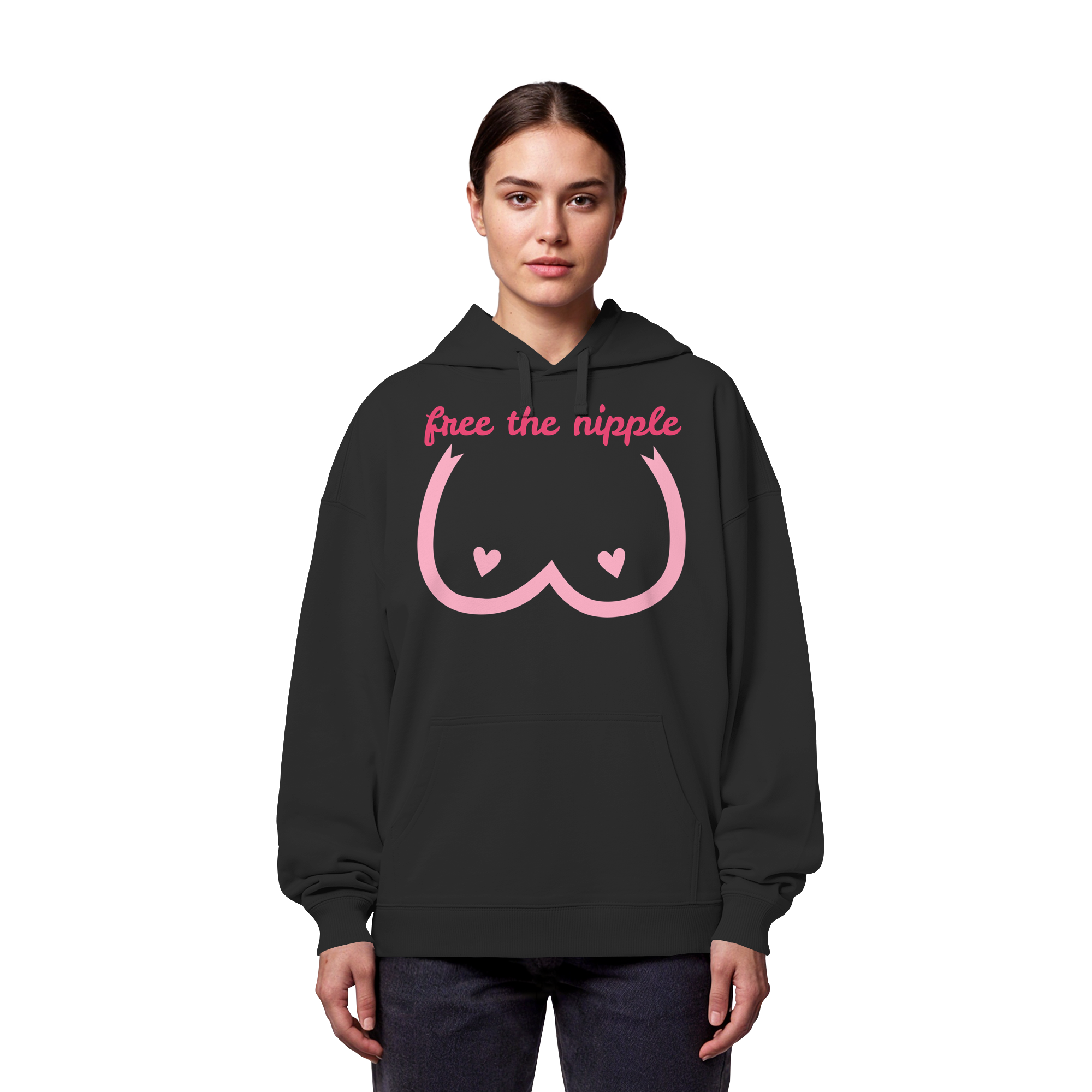 Free The Nipple - Organic Oversize Hoodie
