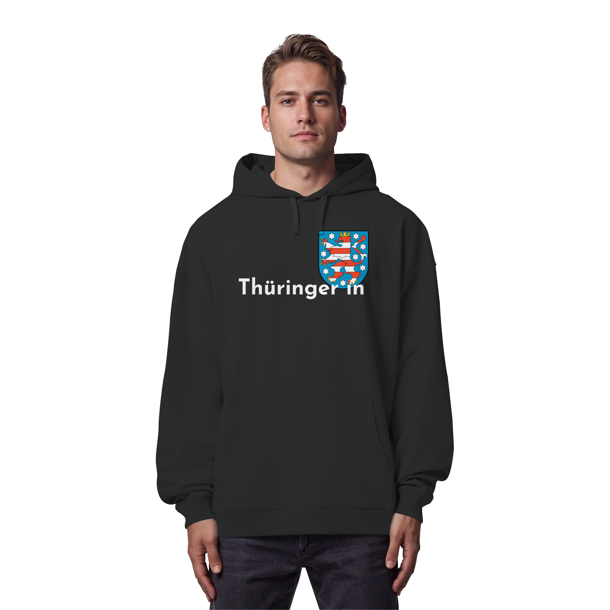 Thüringer*in "Wappen Edition" - Organic Oversize Hoodie