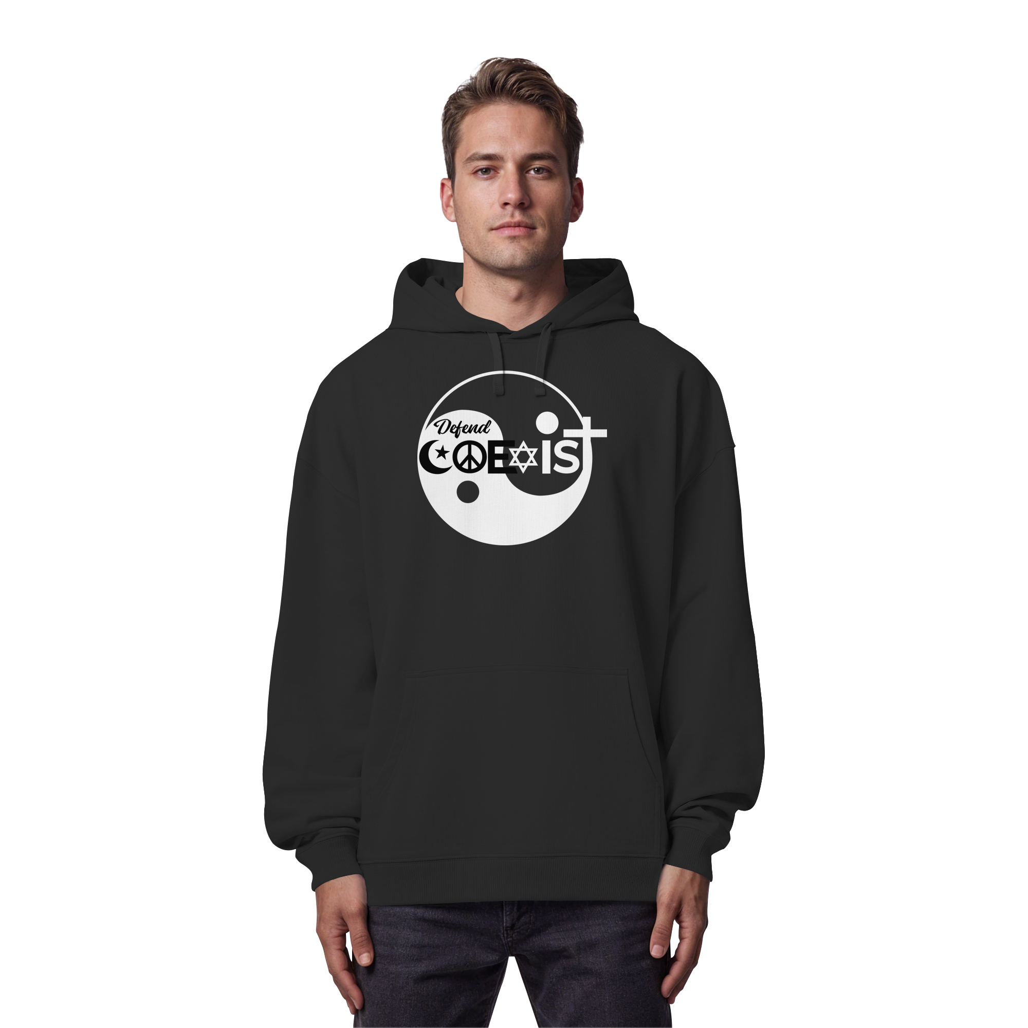 Defend Coexistence - Organic Oversize Hoodie