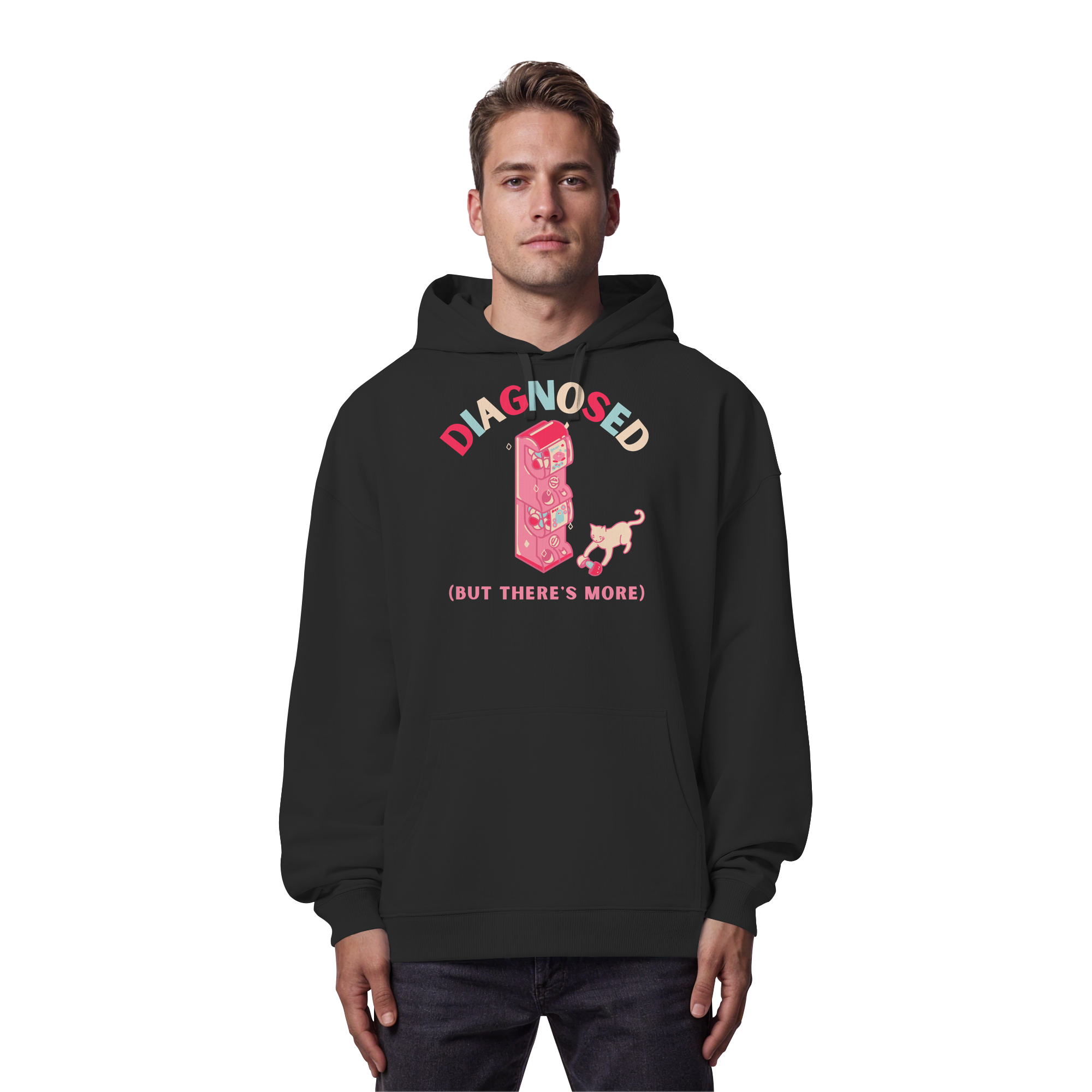 Diagnosed, but there's more - Organic Oversize Hoodie