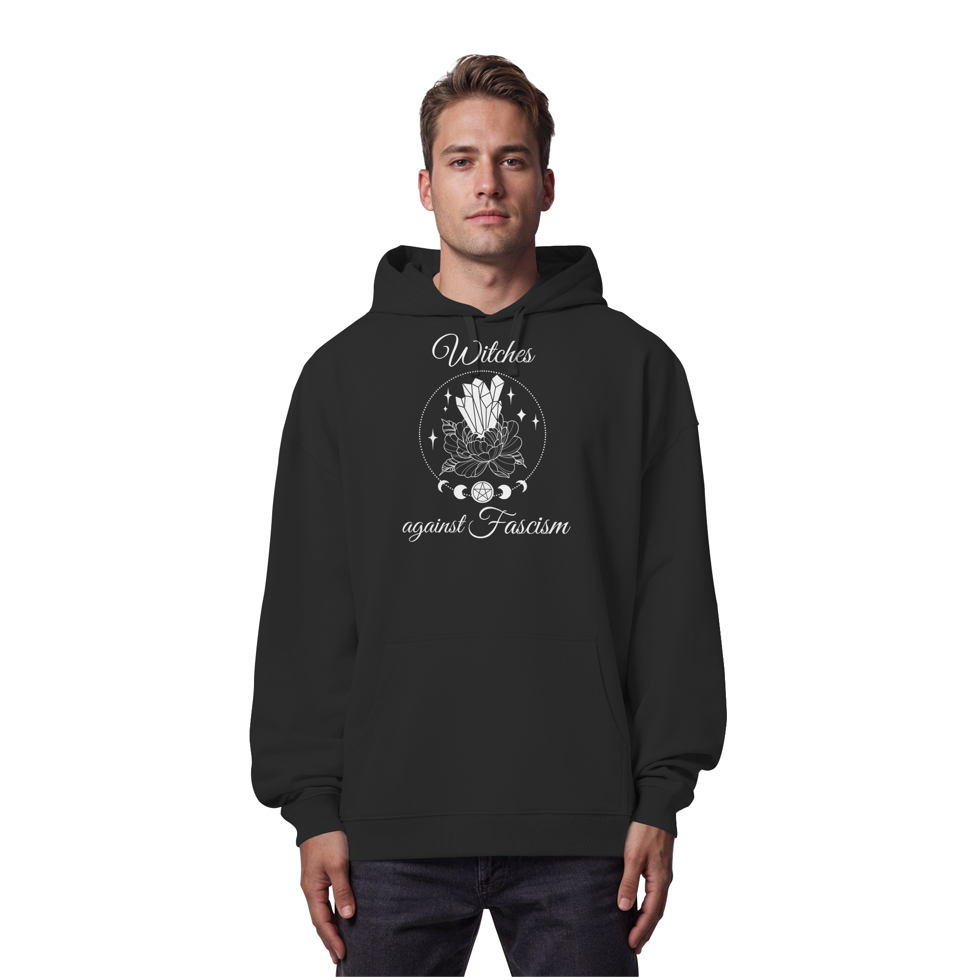 Witches against Fascism - Organic Oversize Hoodie
