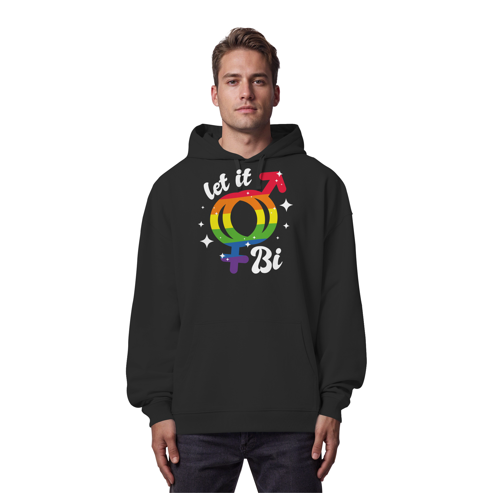 Let it Bi - Organic Oversize Hoodie