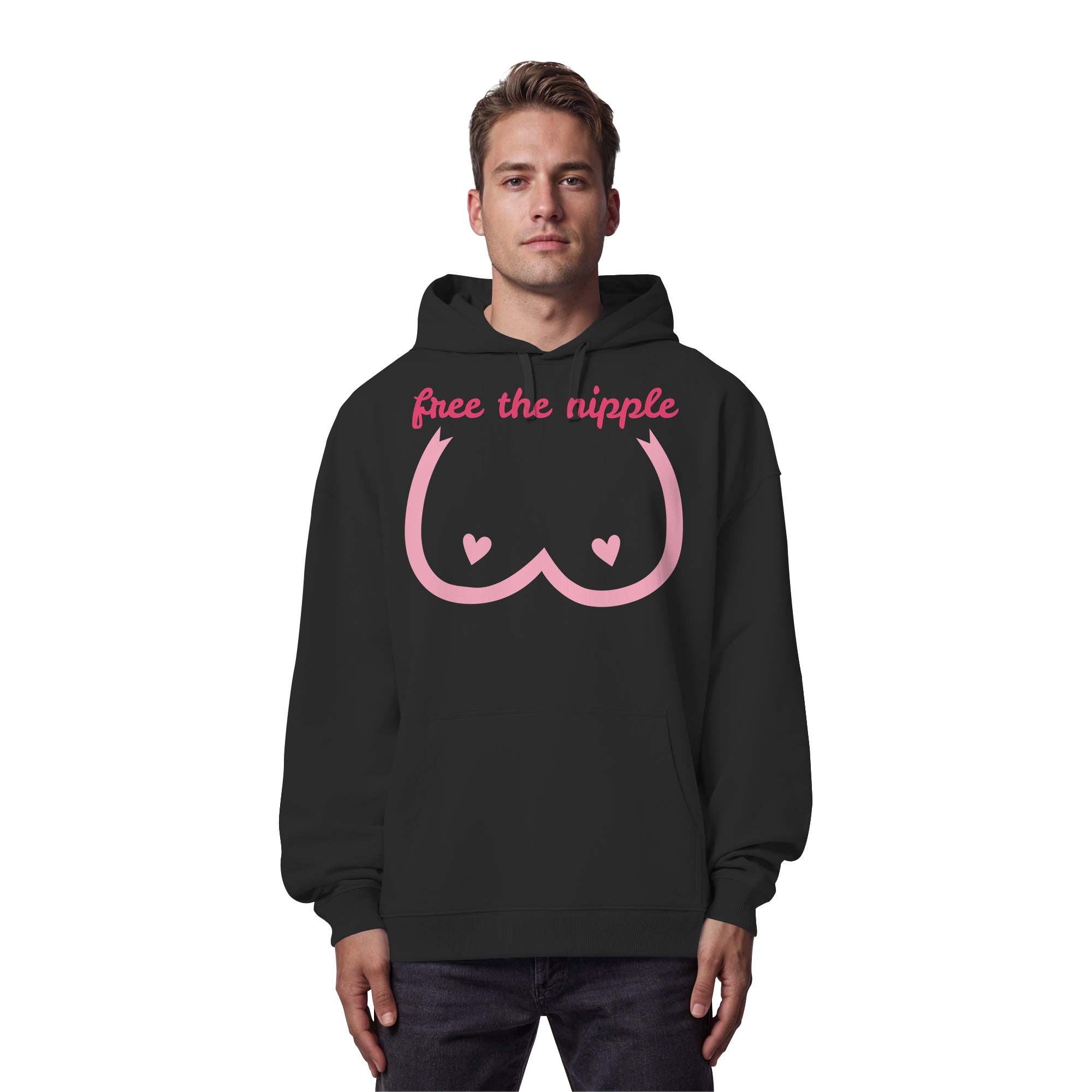 Free The Nipple - Organic Oversize Hoodie