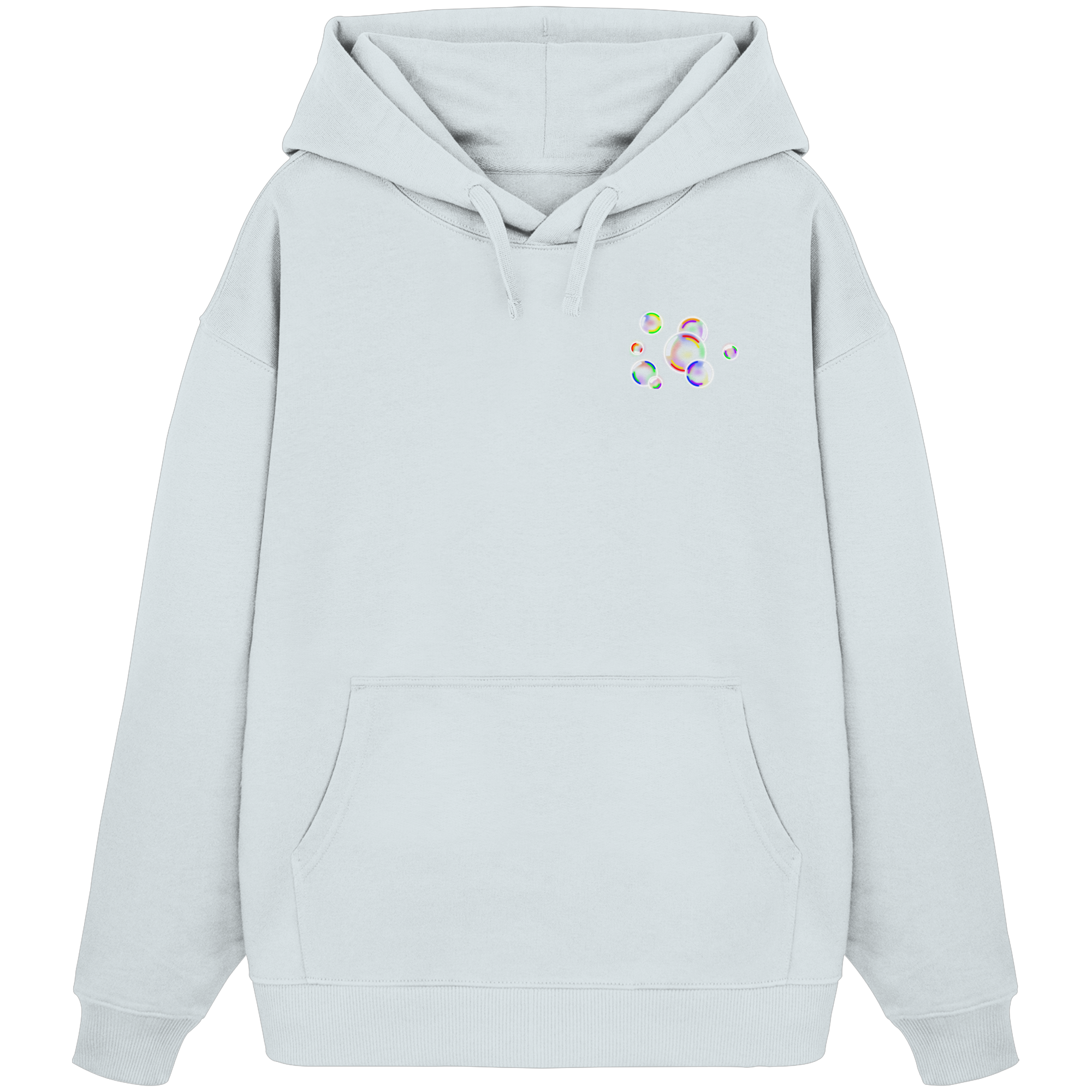 Regenbogen Seifenblasen Oversize Hoodie