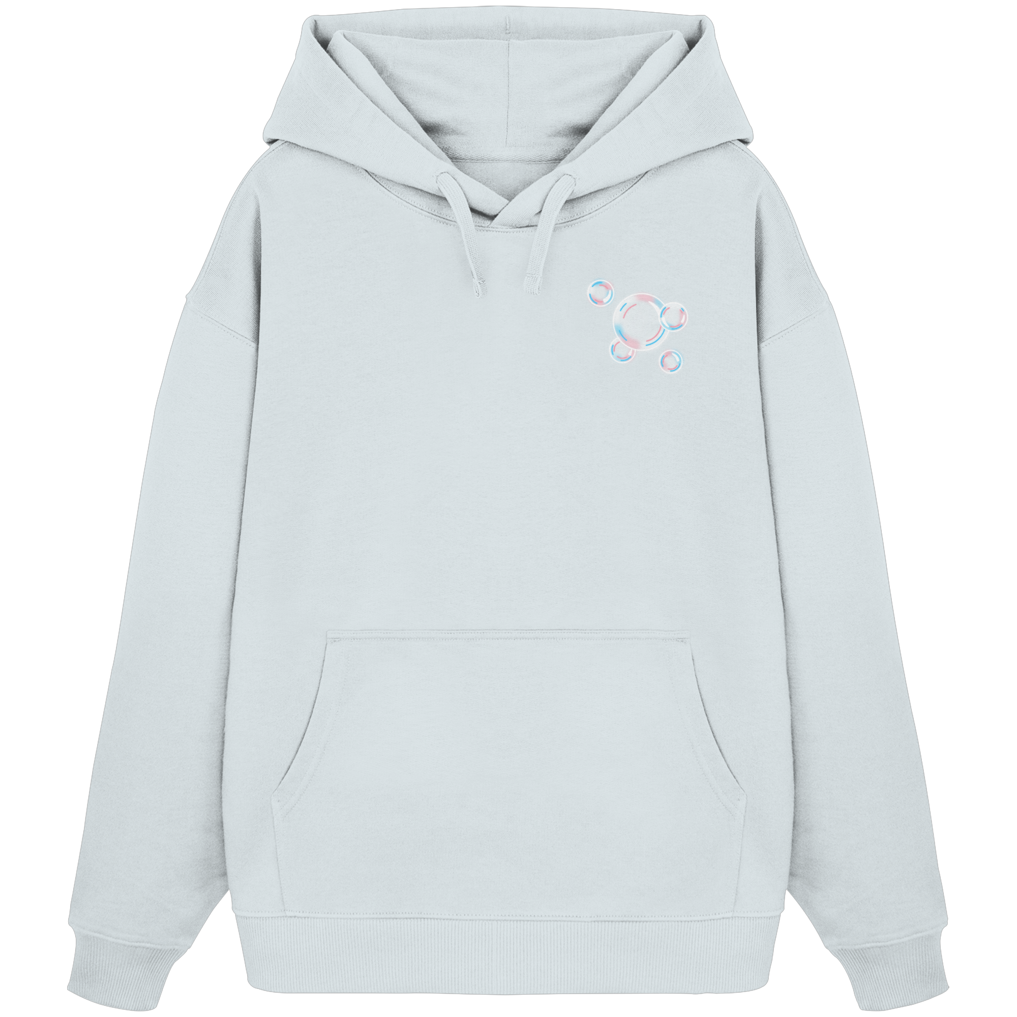 Trans Seifenblasen Oversize Hoodie
